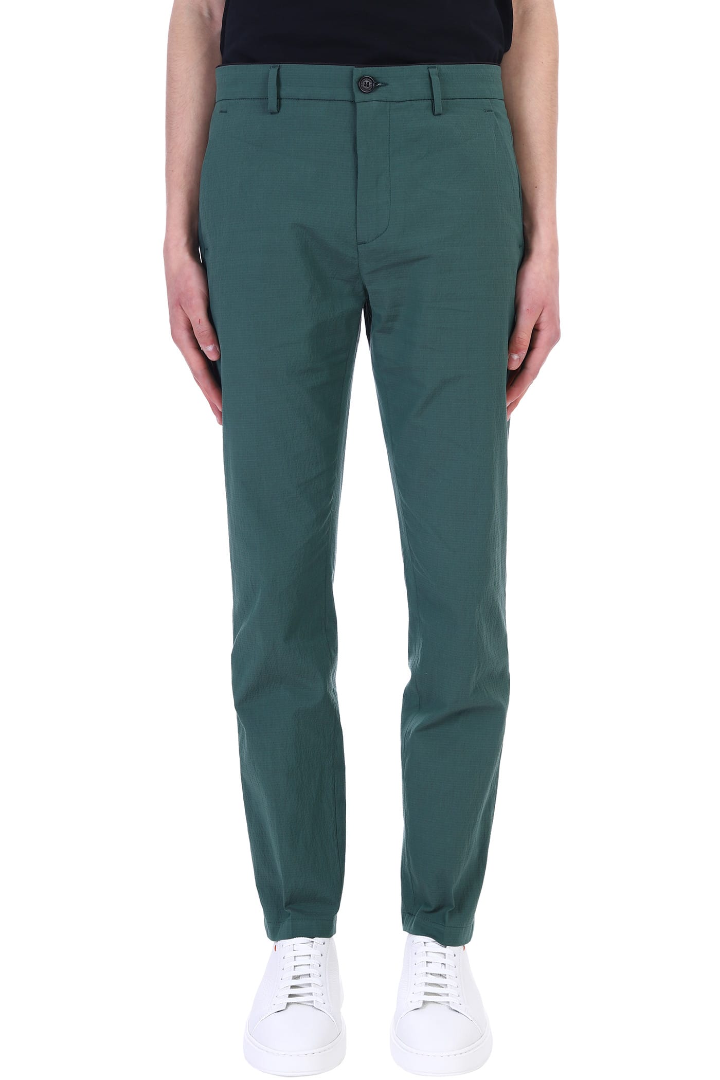 Department Five Pants In Green Cotton