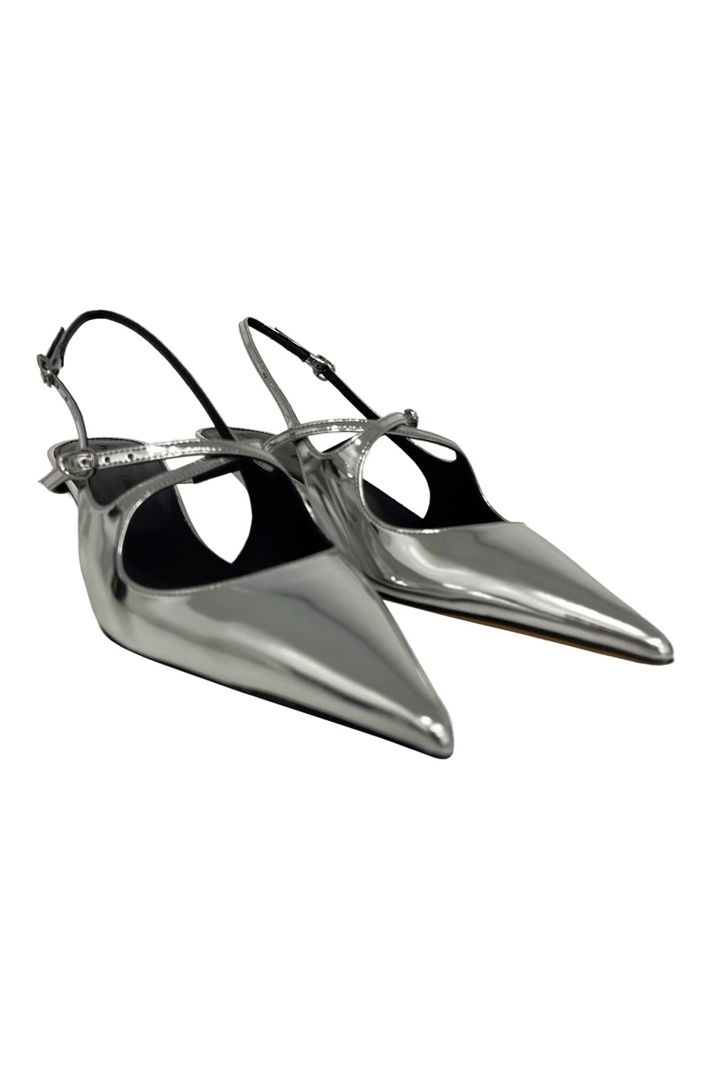PROENZA SCHOULER SLASH CROSSOVER SLINGBACK PUMP