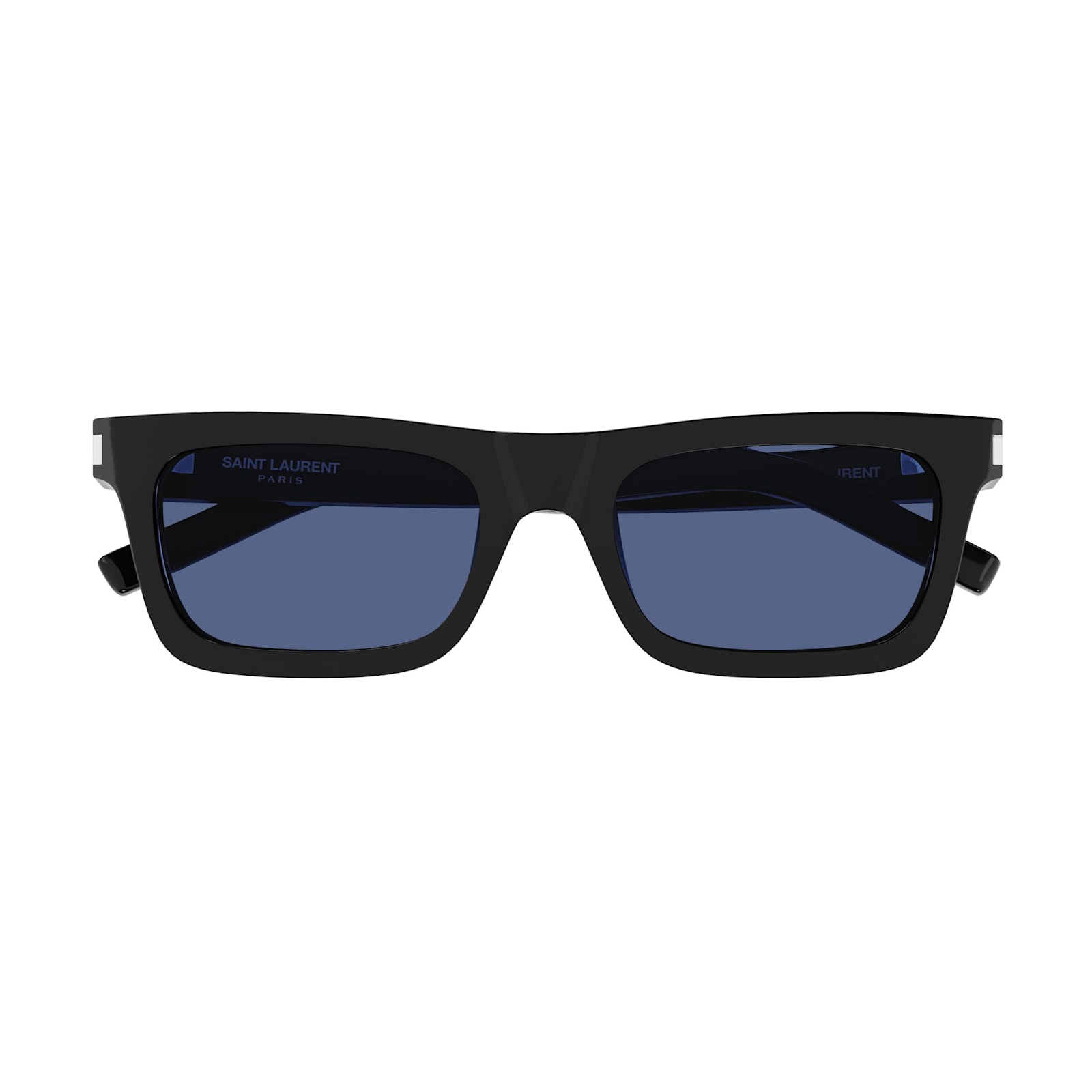 Shop Saint Laurent Sunglasses In Nero/blu