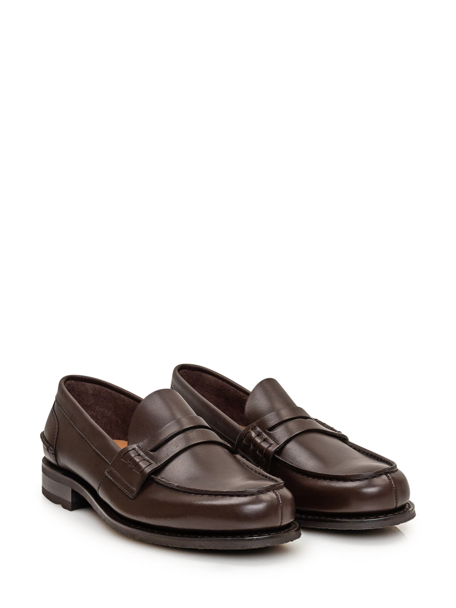 Shop Church's Pembrey Loafer In Burnt