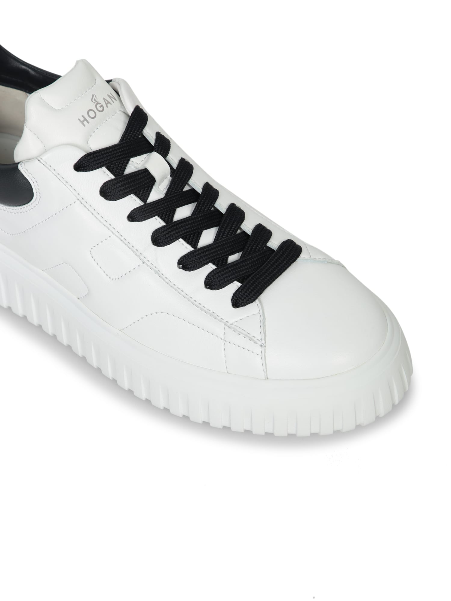 Shop Hogan Hstripes White Sneakers