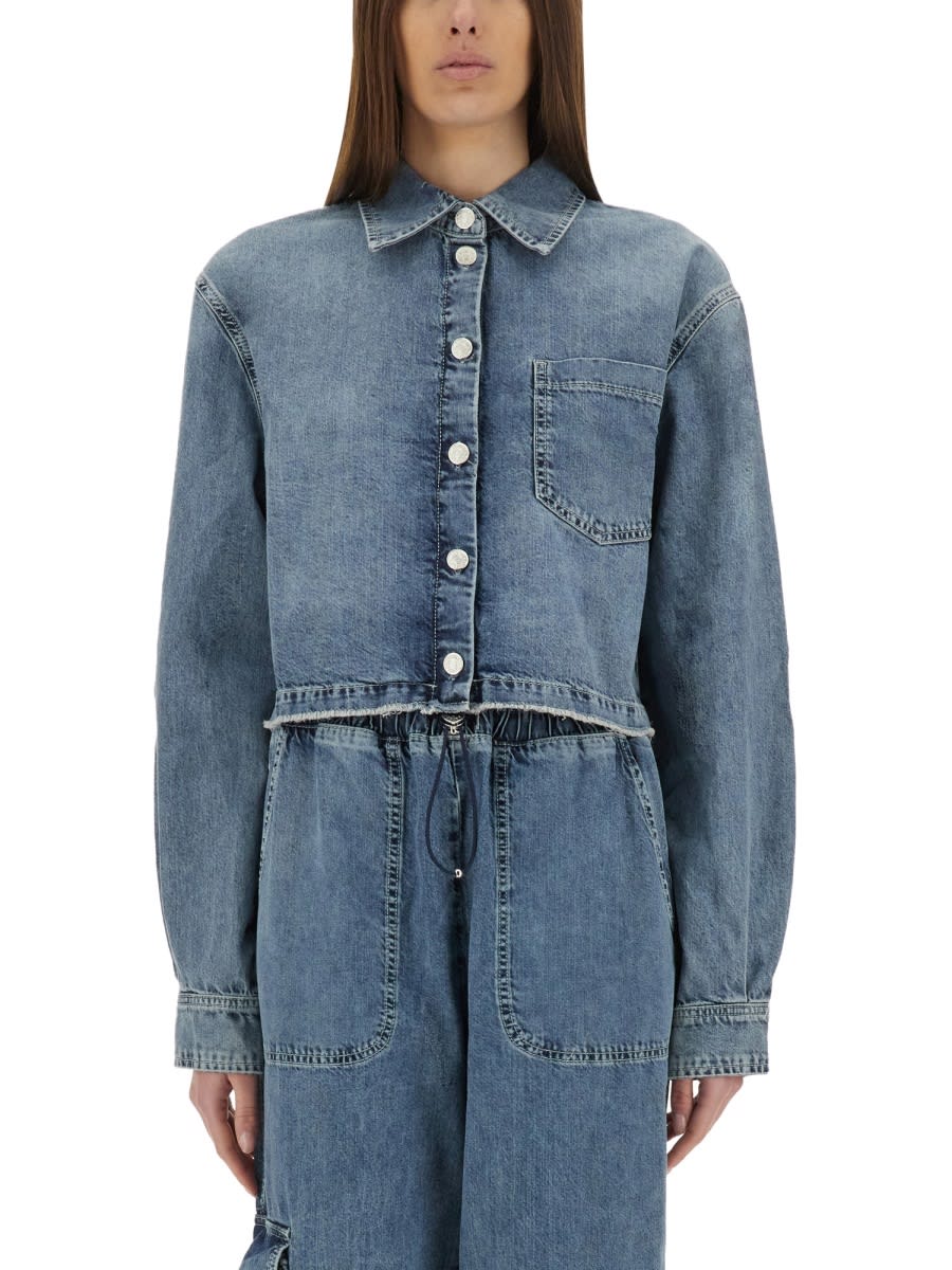 M05CH1N0 JEANS DENIM JACKET