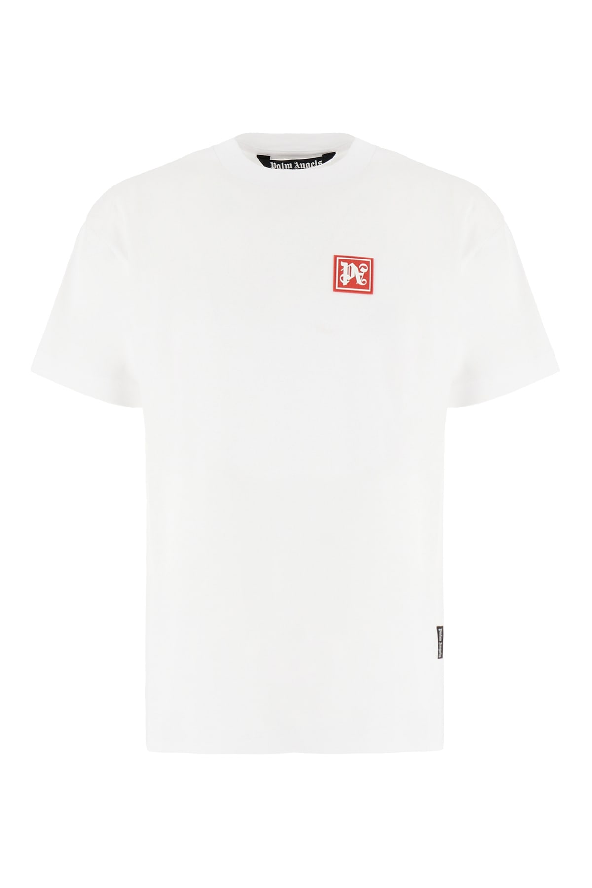 Palm Angels White Cotton T-shirt