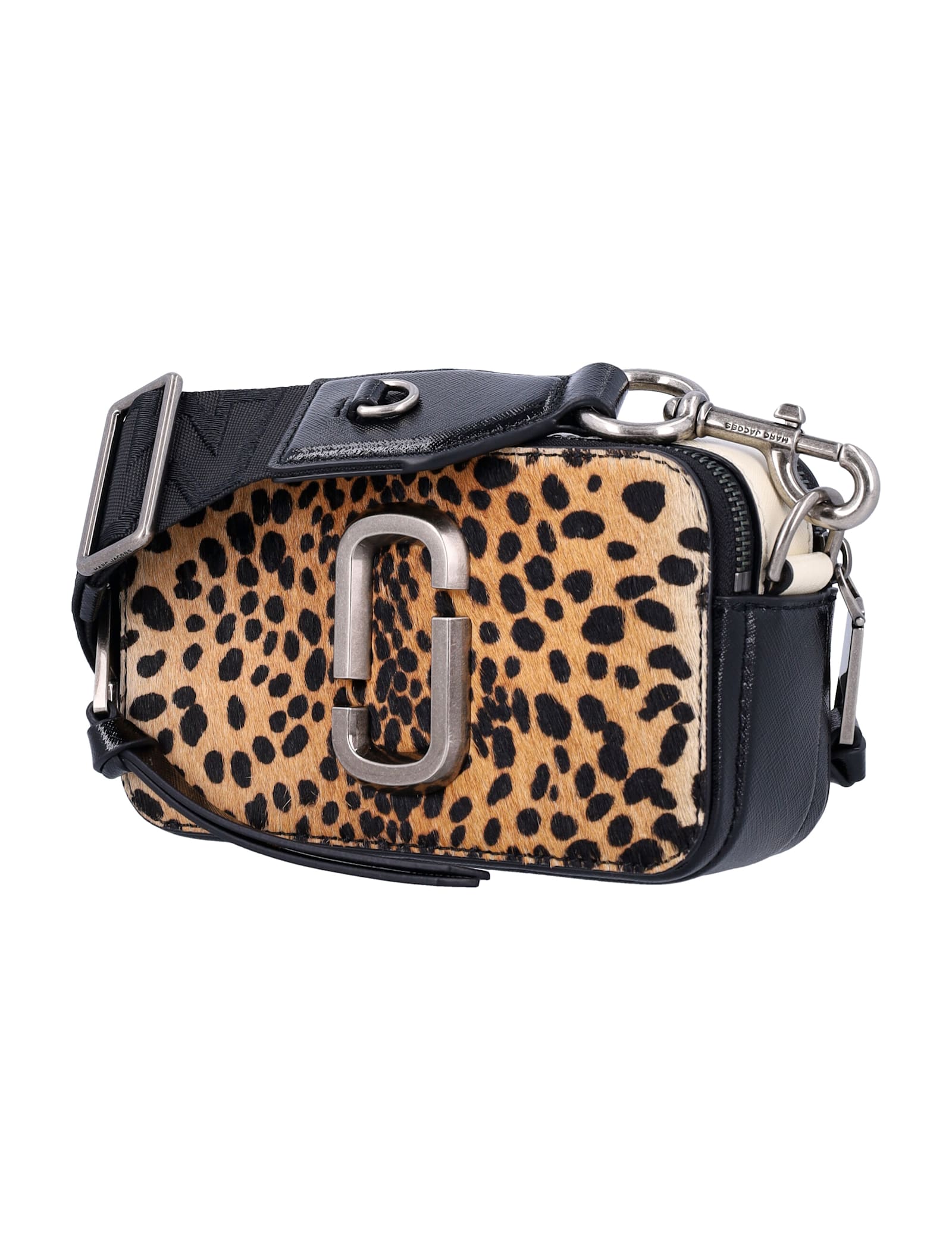 Marc Jacobs The Snapshot Cheetah In Black Cheetah