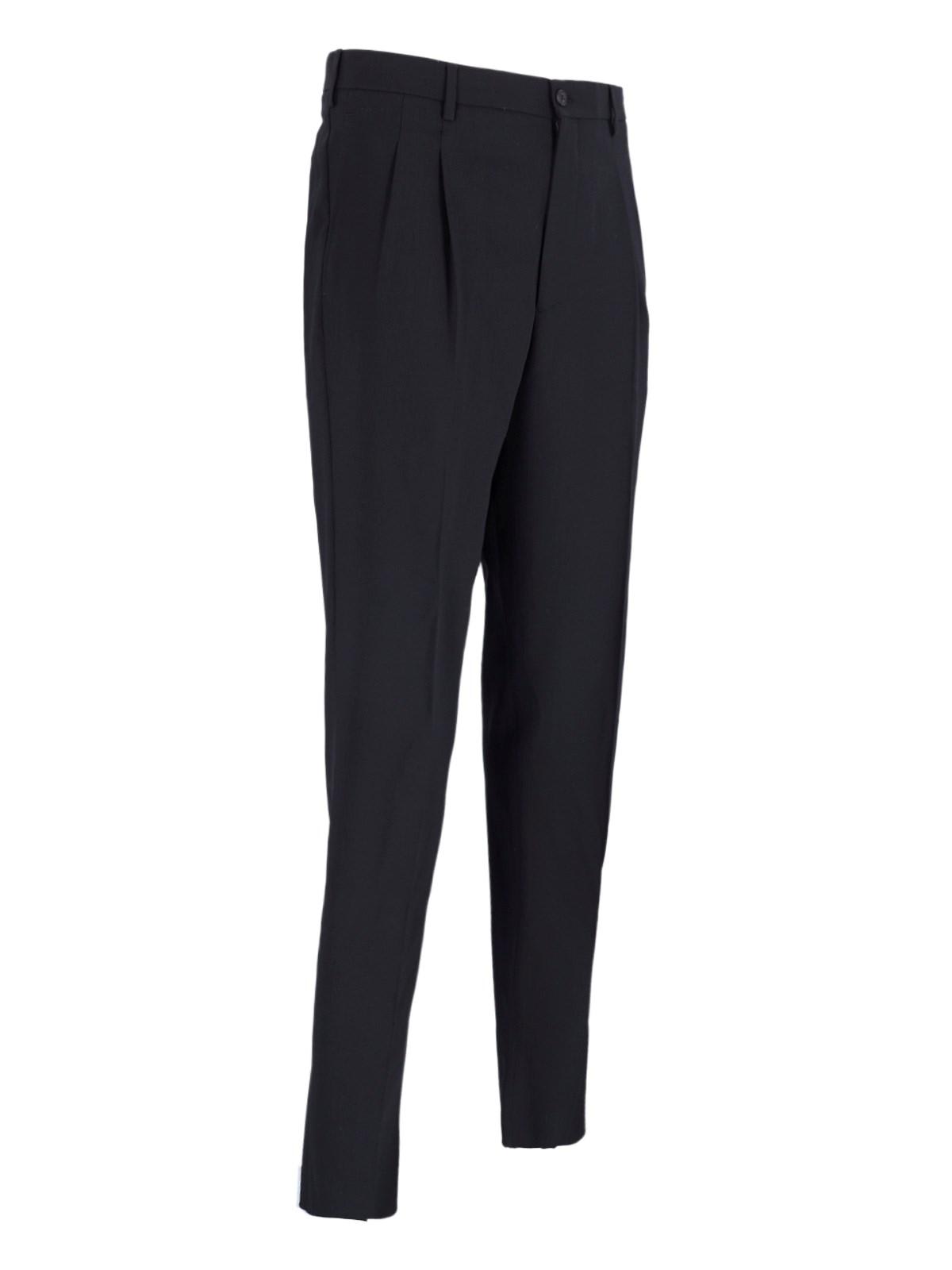 Shop Giorgio Armani Tailored Pants In Ubuv