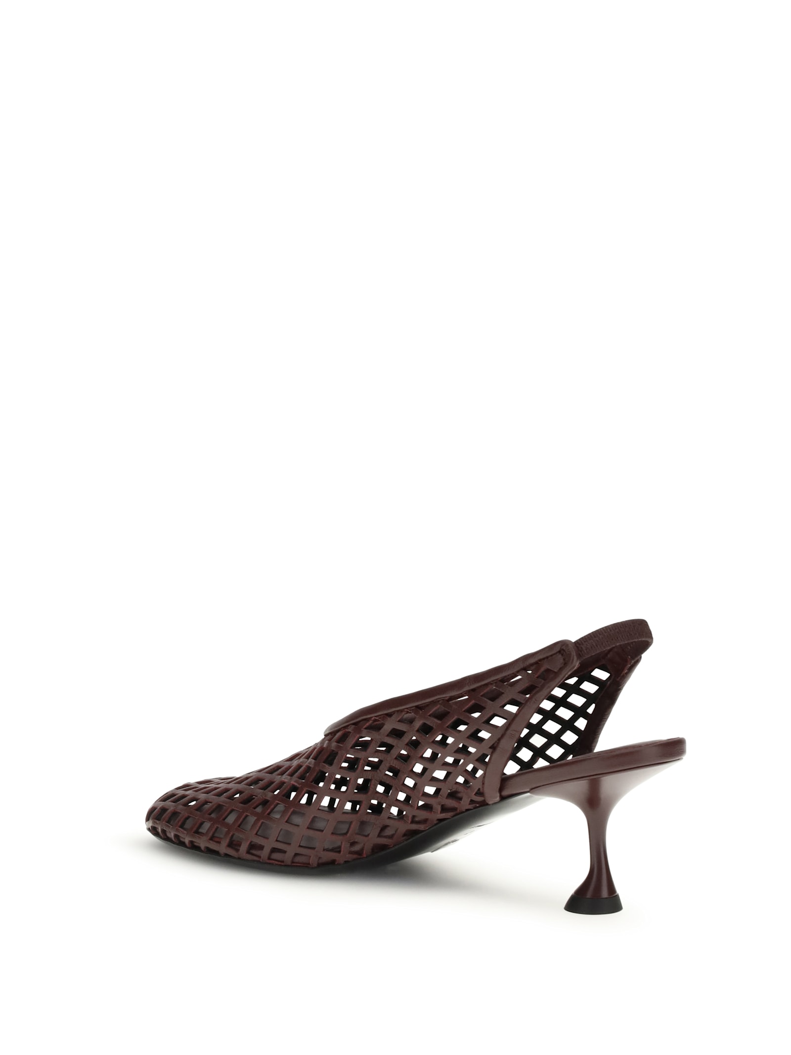 Proenza Schouler Tee Perforated Slingback Pumps In Brown