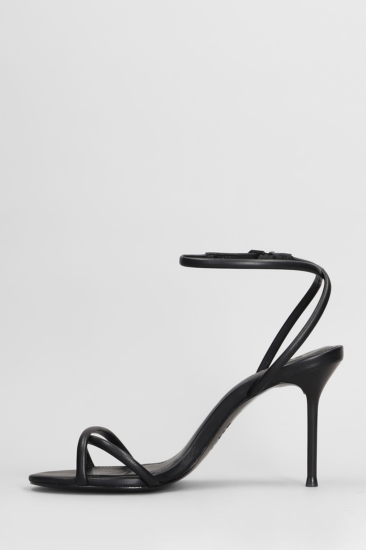 Shop Schutz Sandals In Black Leather