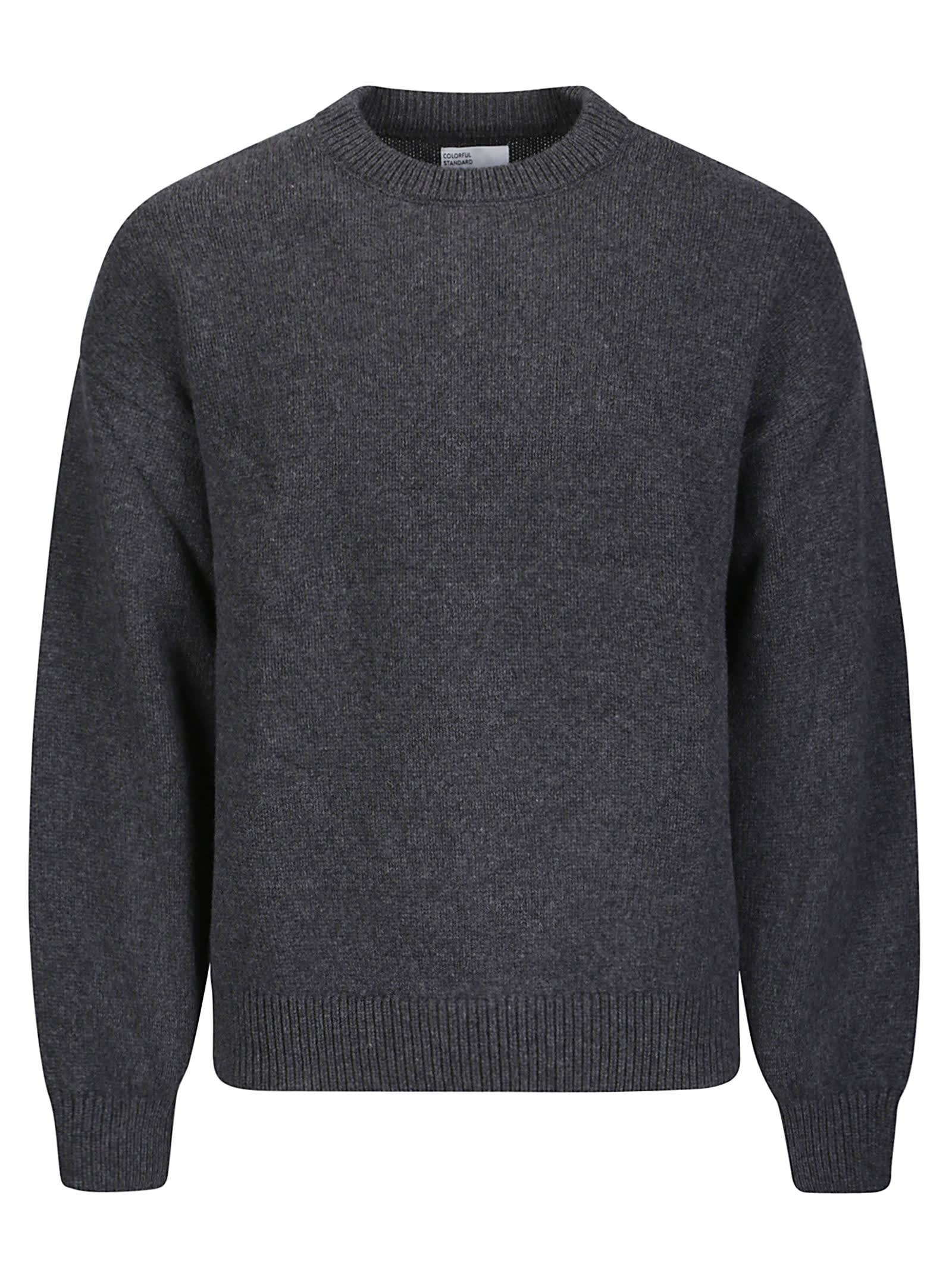 Colorful Standard Oversized Merino Wool Crew In Lava Grey