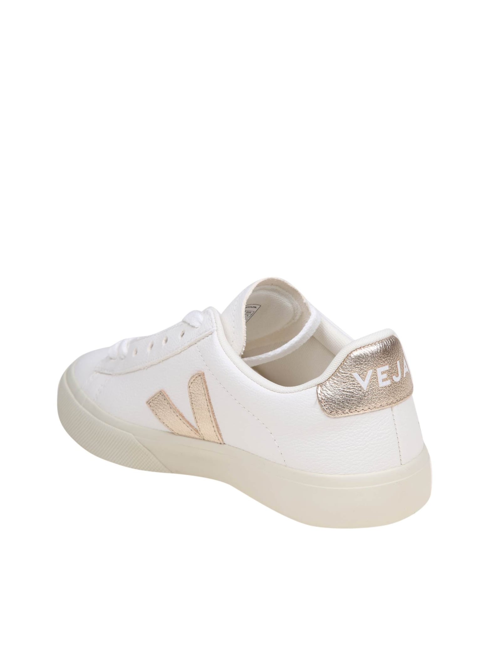 Veja Campo Sneakers In White Leather In White