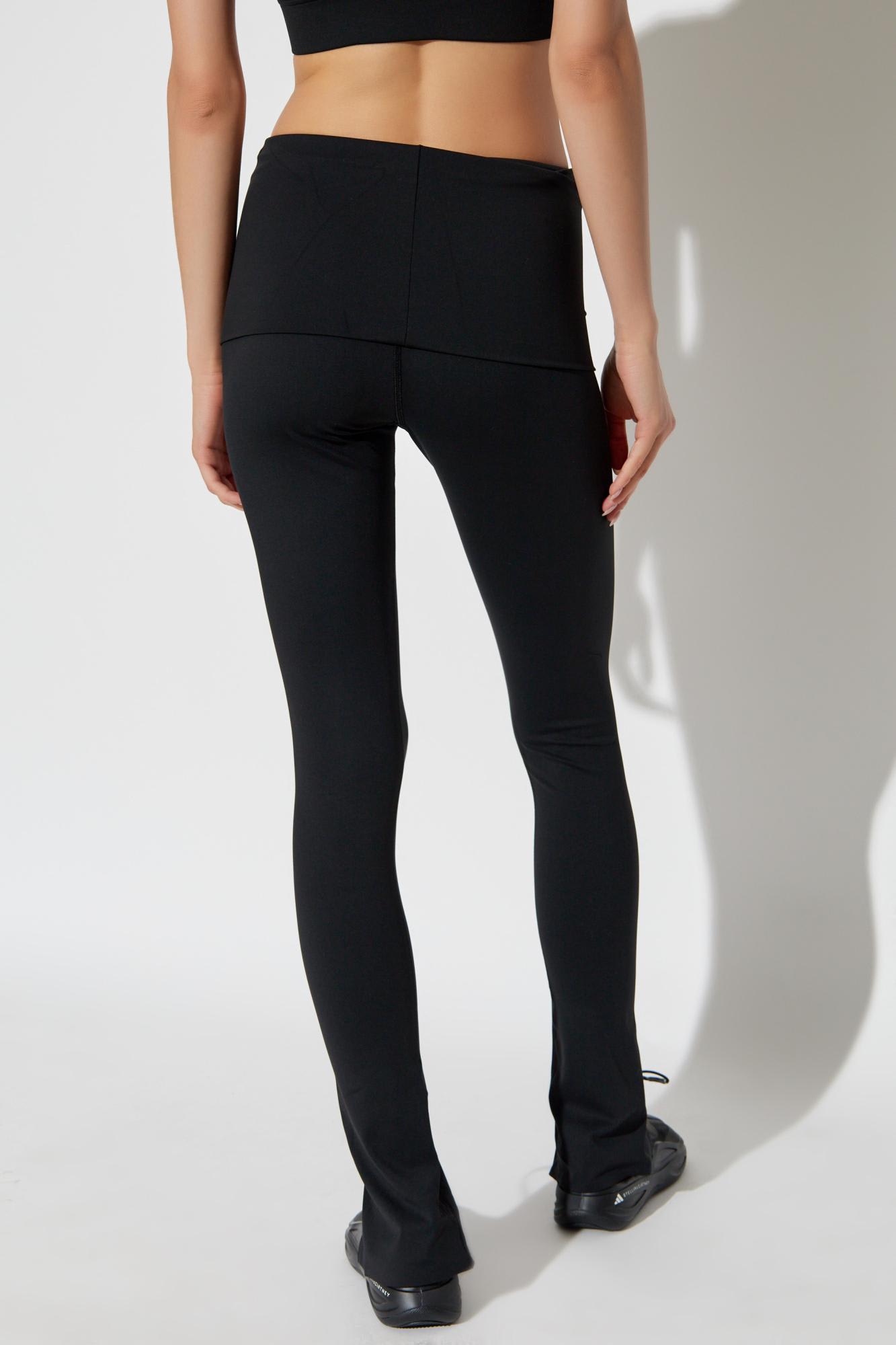 Shop Adidas By Stella Mccartney Leggings With Cut-outs In Black