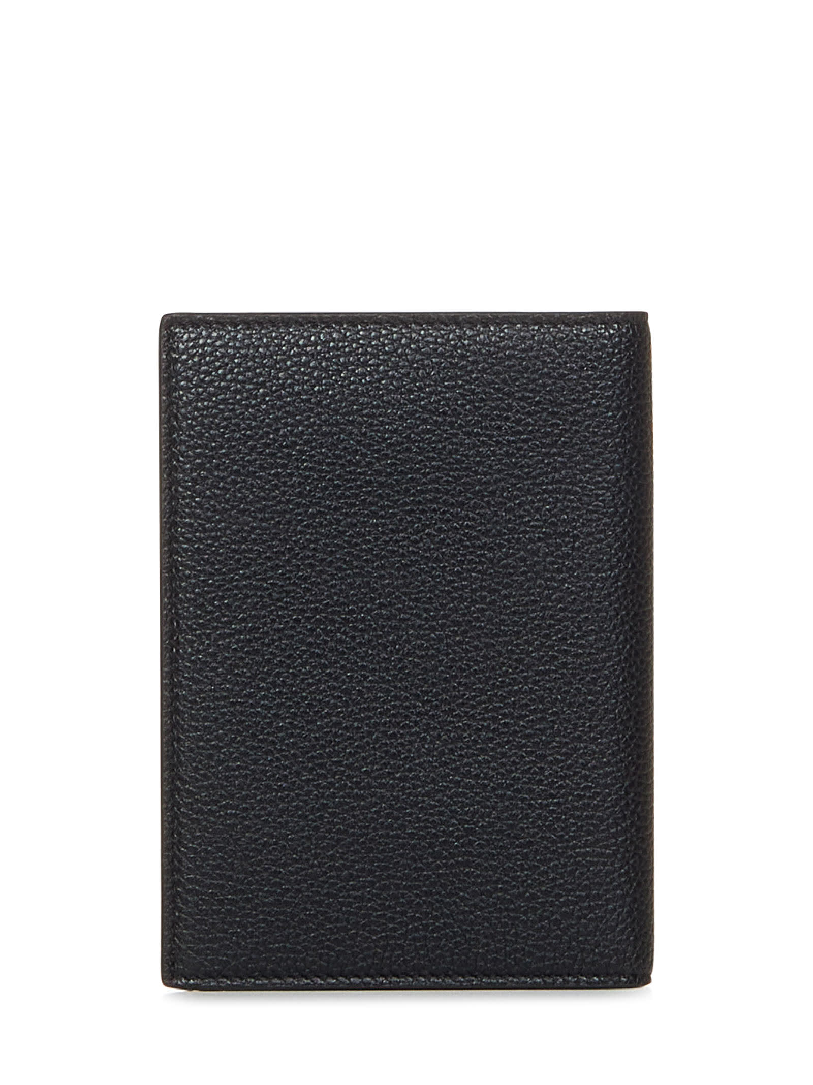 Shop Tom Ford Bifold Logo Card Holder In Black