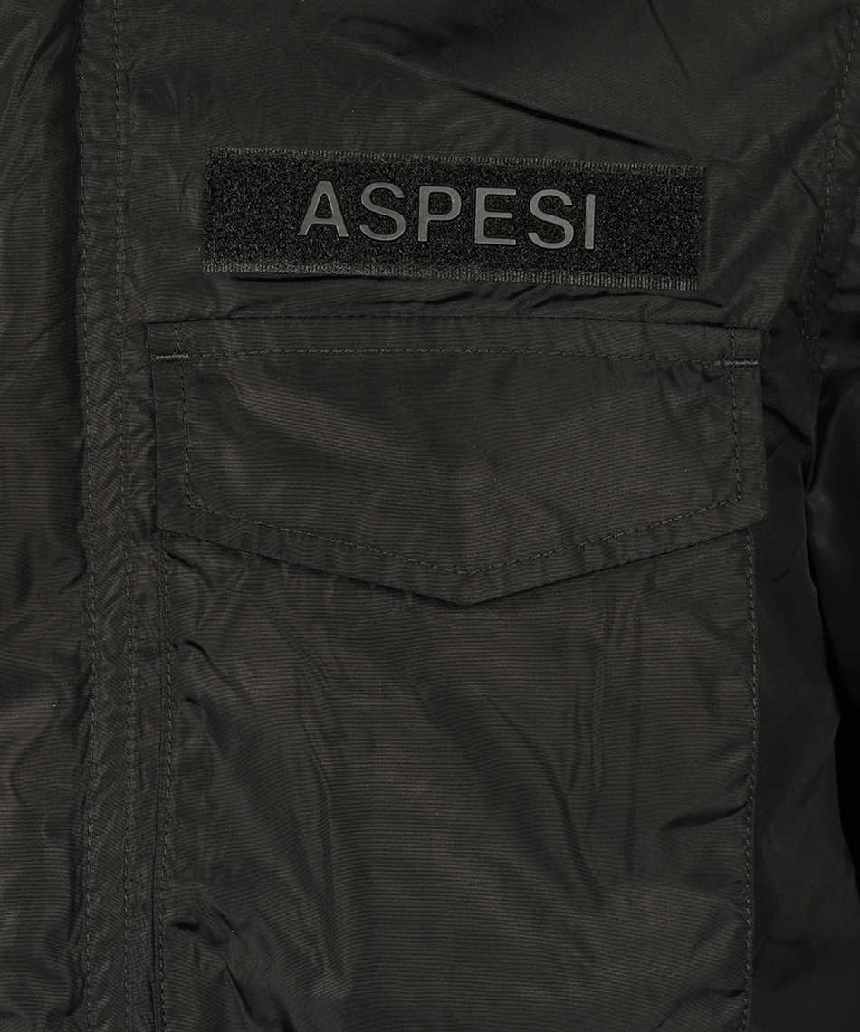 Aspesi Infield Jacket With Thermore Padding In Black