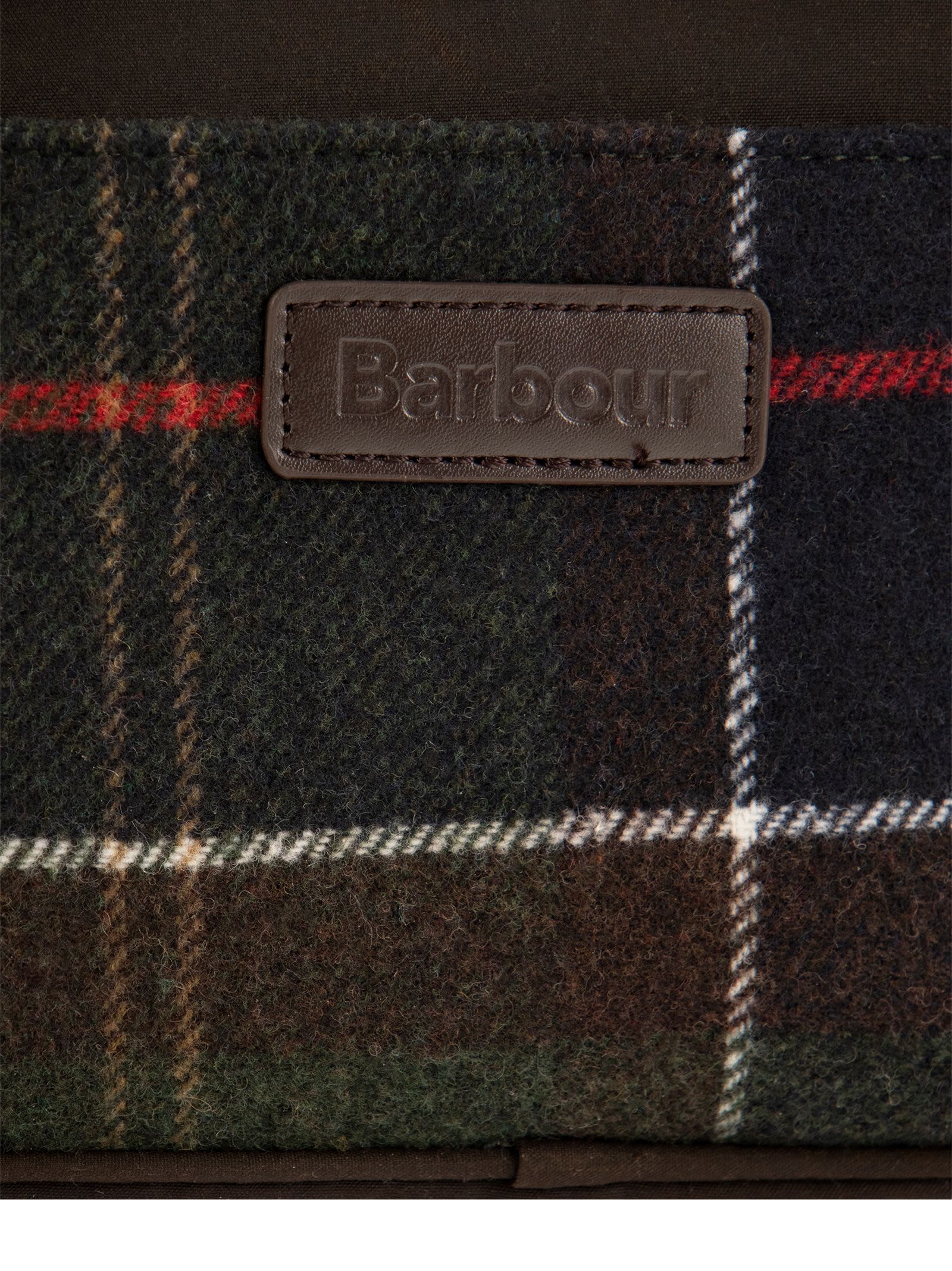 Shop Barbour Classic Tartan Shoulder Bag In Green