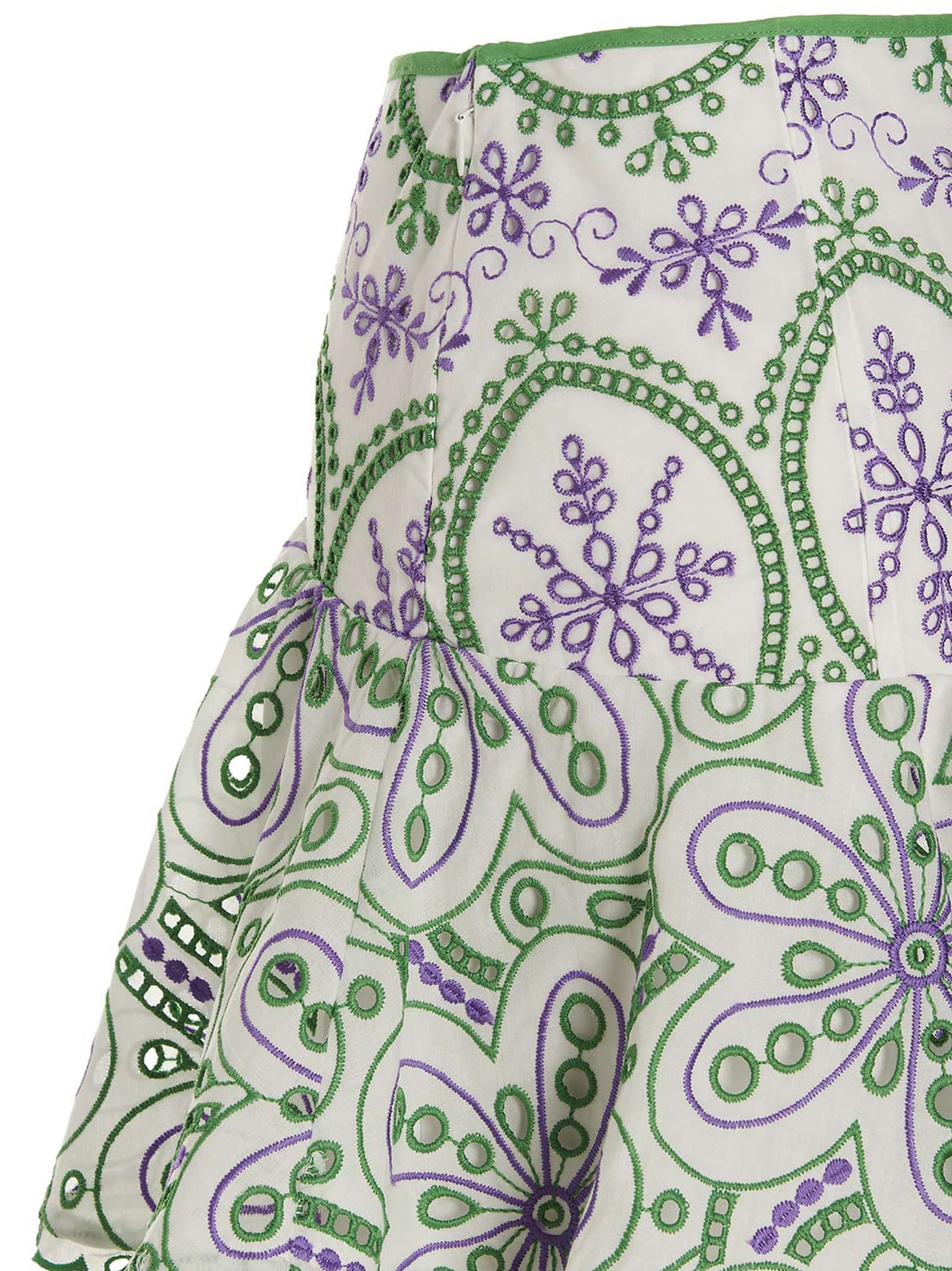 Shop Charo Ruiz Saria Skirt In Lilac Fruition