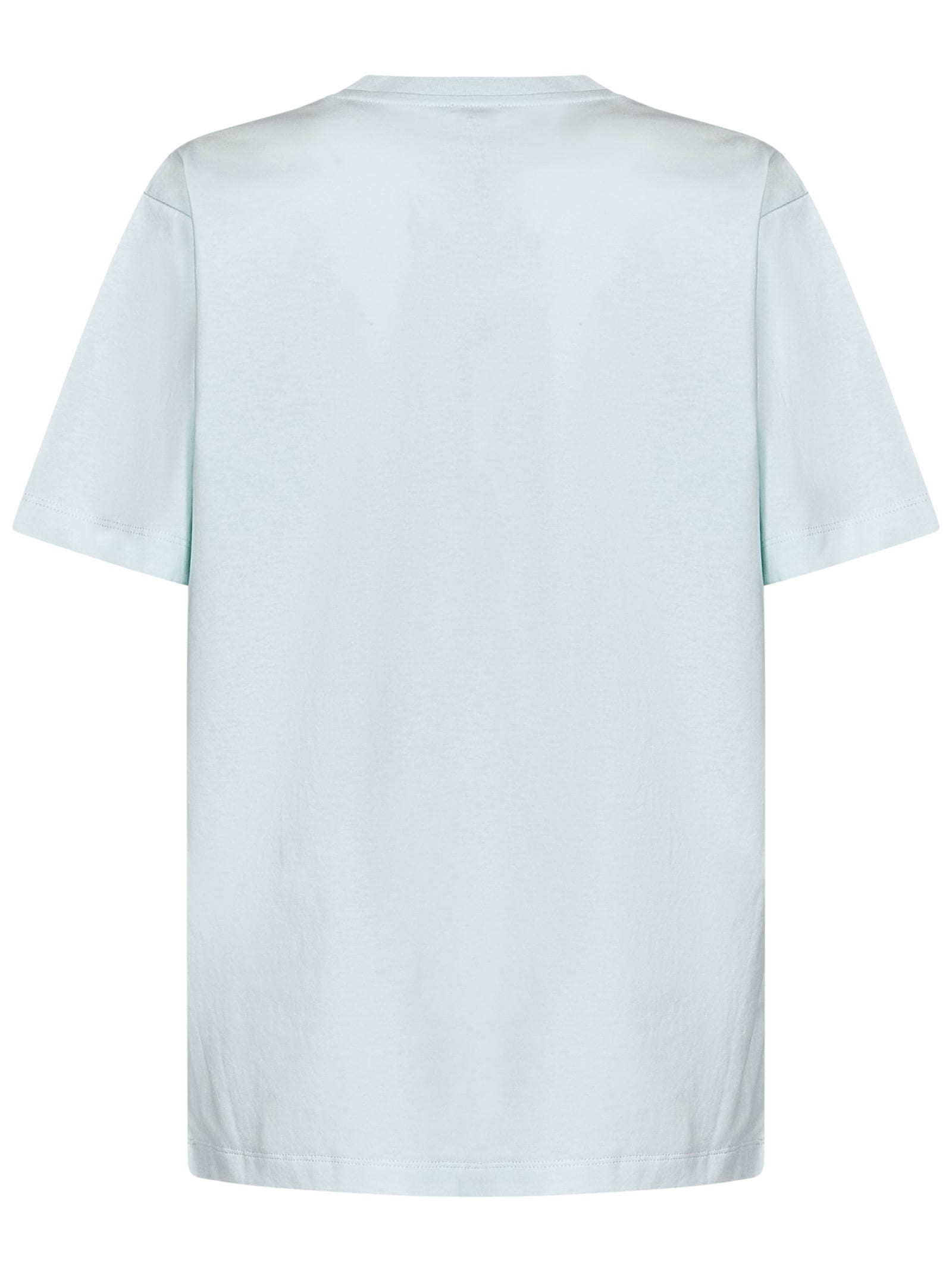 Shop Coperni Logo Boxy T-shirt In Green