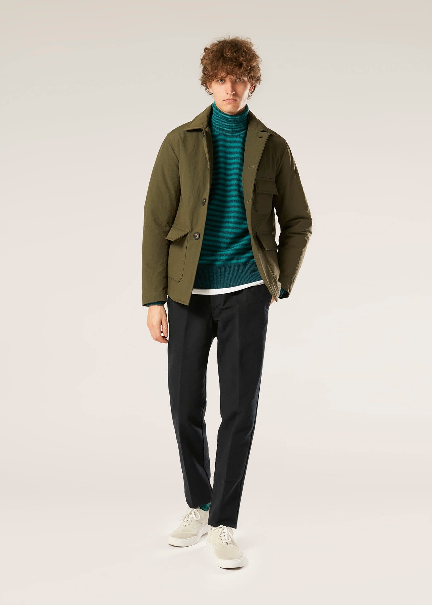 Doppiaa Aaderbale Nylon Padded Jacket In Green