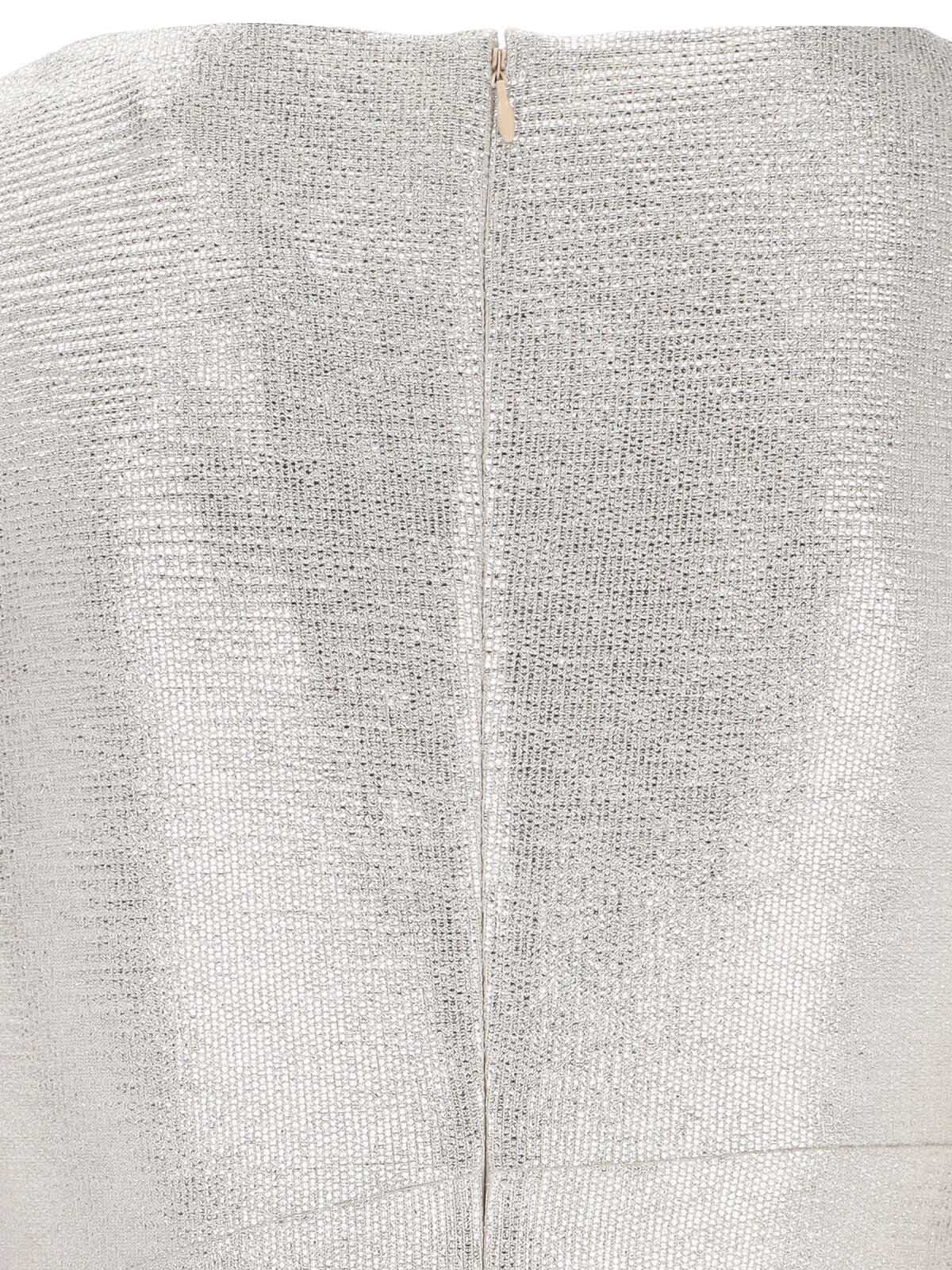 Polo Ralph Lauren Maxi Sheath Dress In Champagne Silver