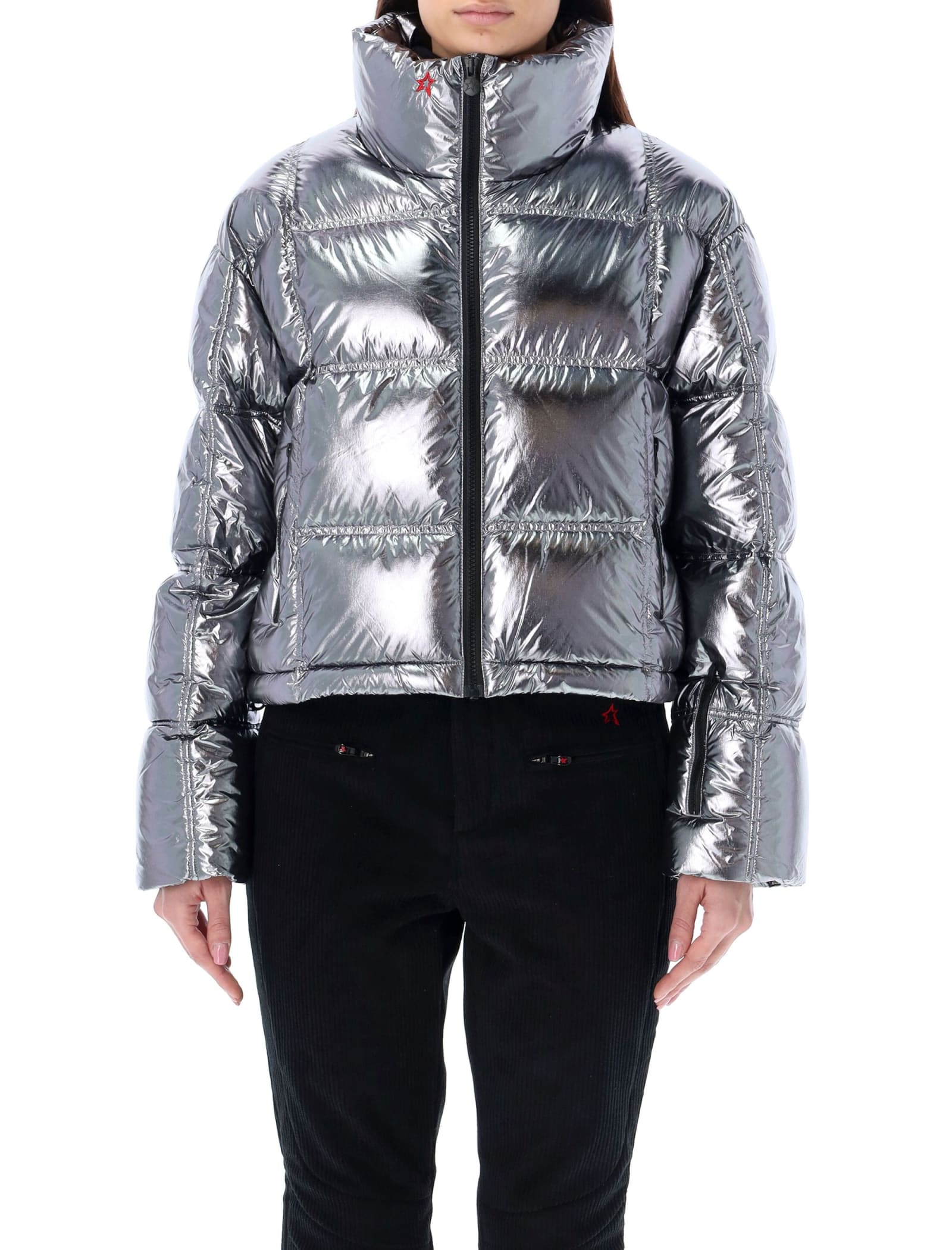 Perfect Moment Nevada Duvet Jacket In Silver