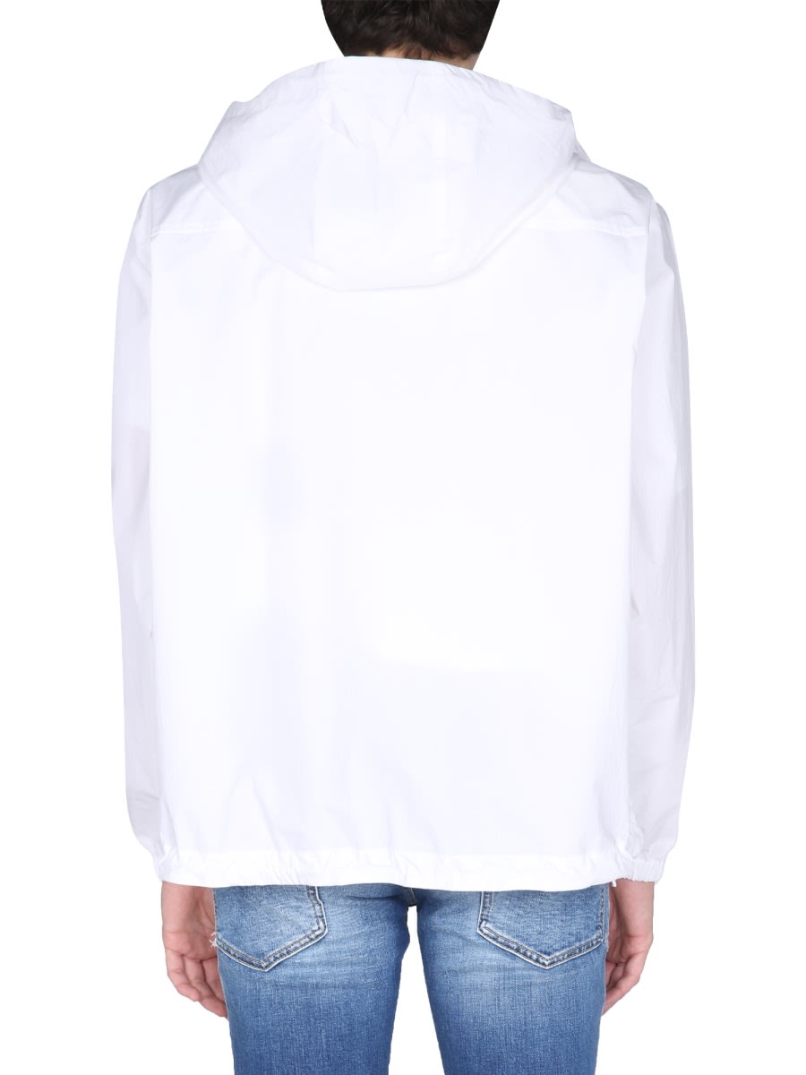 Shop Dsquared2 Jacket With Logo Print In White