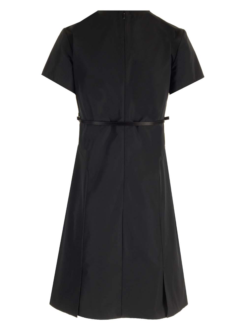 Shop Givenchy Taffeta Sheath Dress In Black