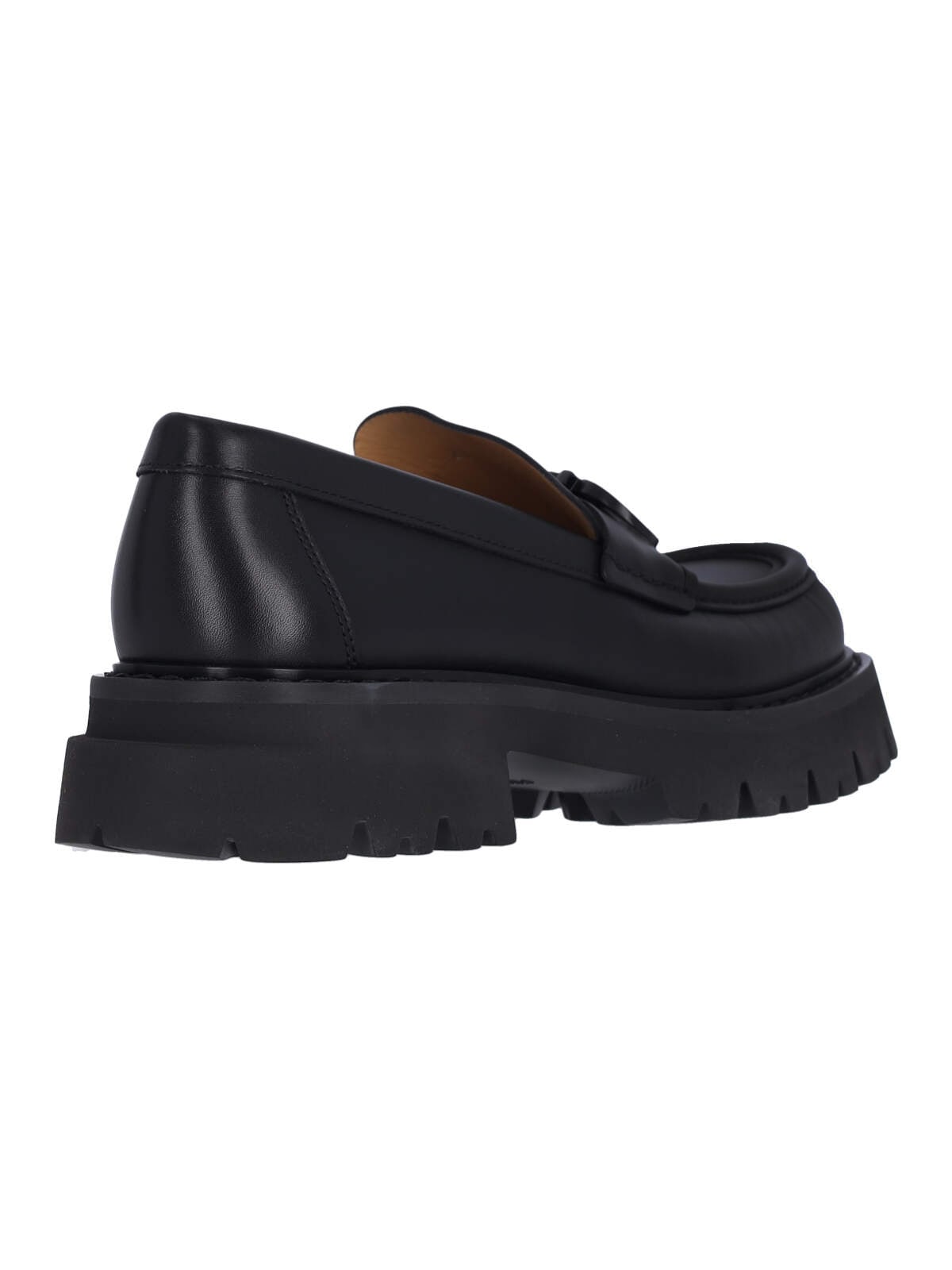 Shop Ferragamo Chunky Loafers In Black