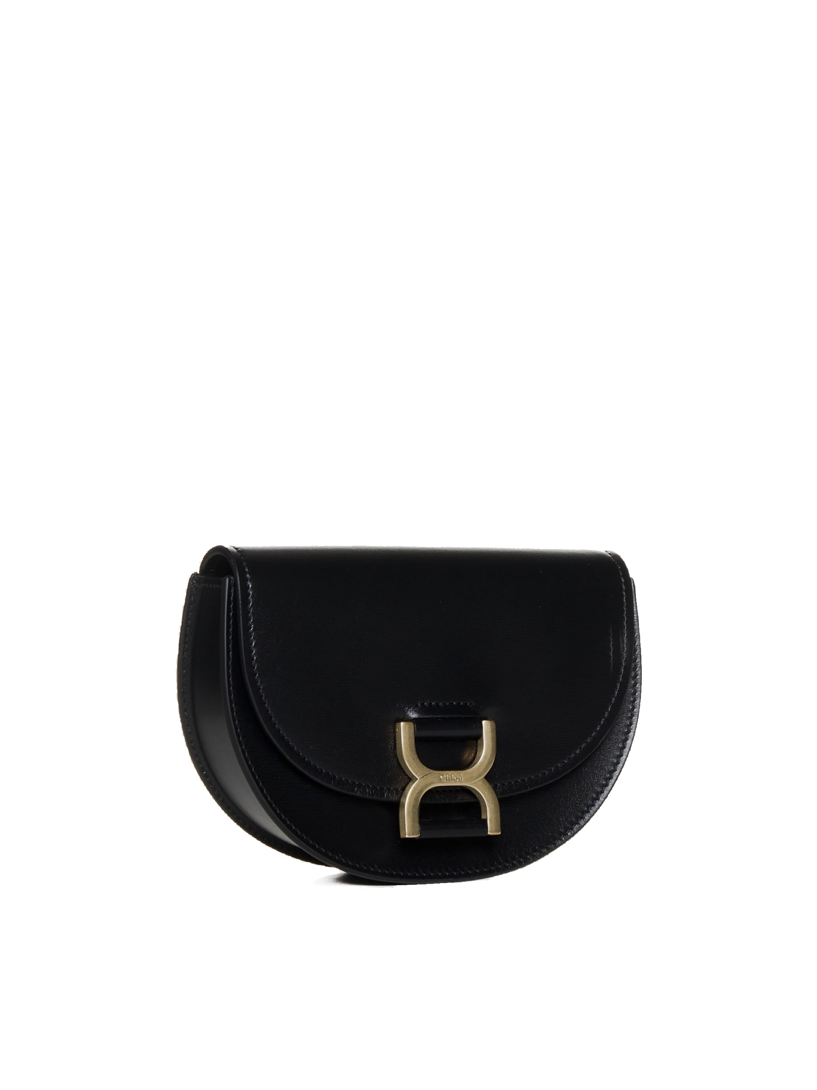 Chloé Black Mini Marcie Calfskin Satchel Bag