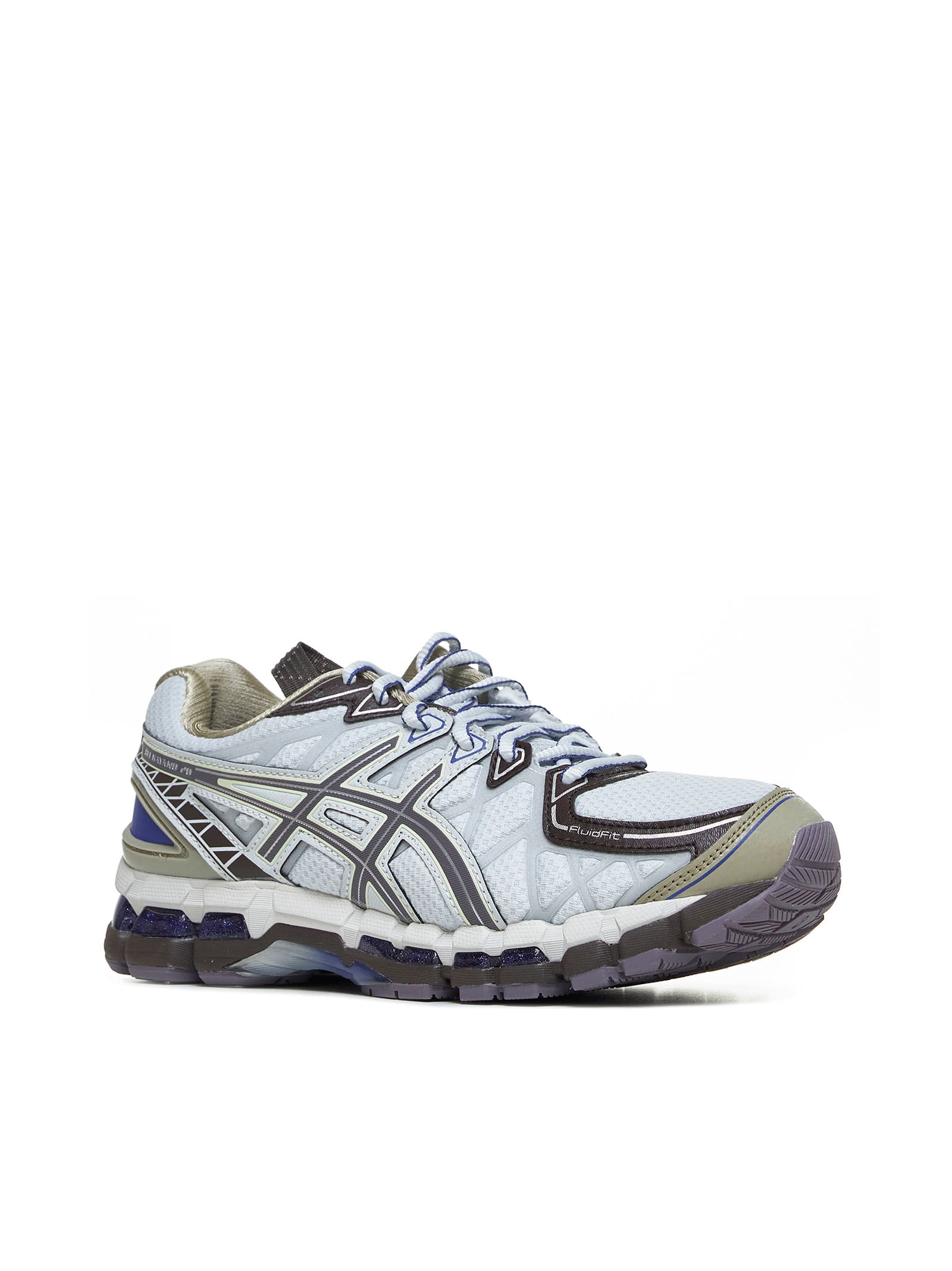 Asics Multicolor Mesh And Rubber Gel-kayano 20 Sneakers In Glagrelavgre