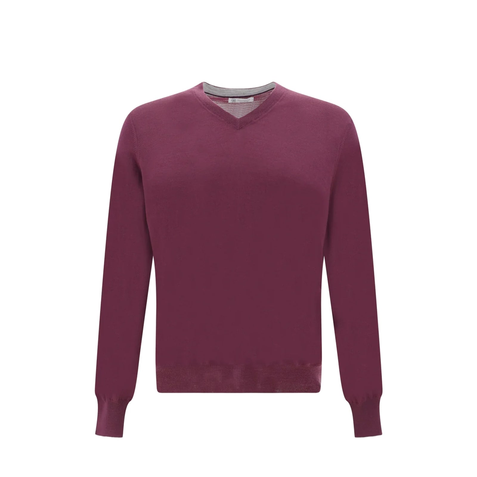 Shop Brunello Cucinelli Wool Sweater In Purple
