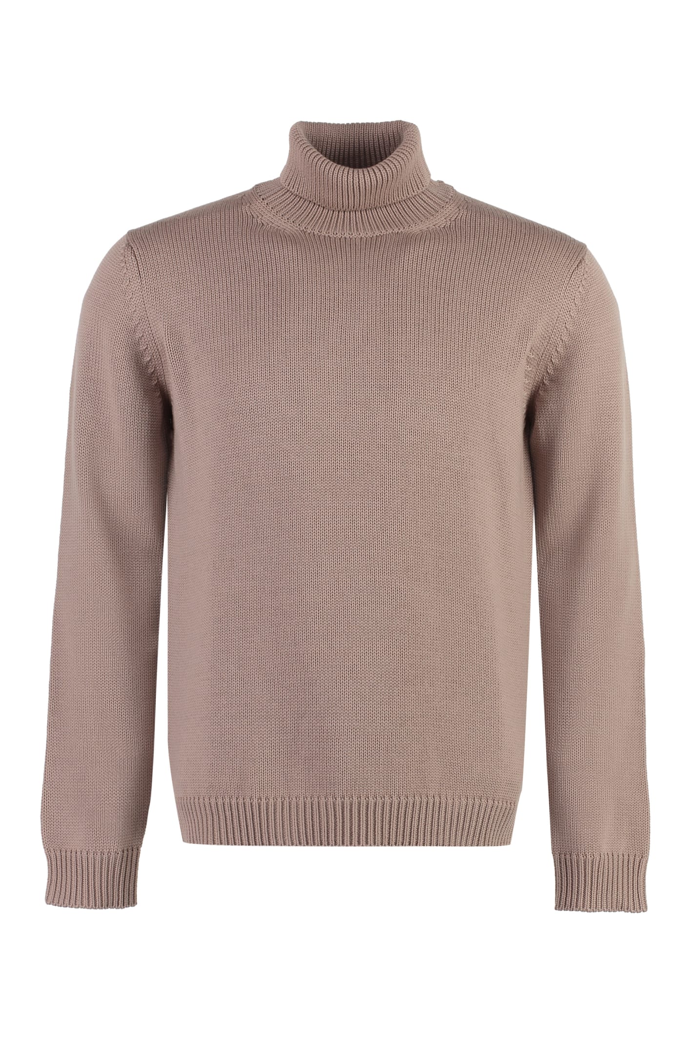 Shop Roberto Collina Turtleneck Merino Wool Sweater In Pale Pink