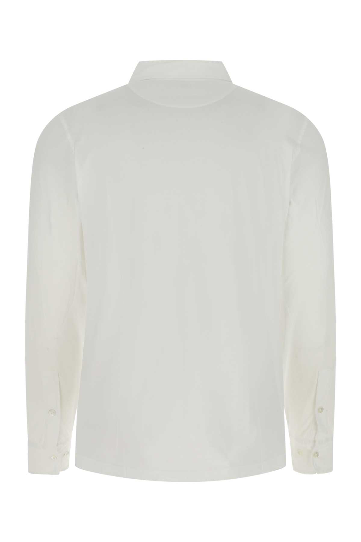 Hartford White Cotton Shirt In 01