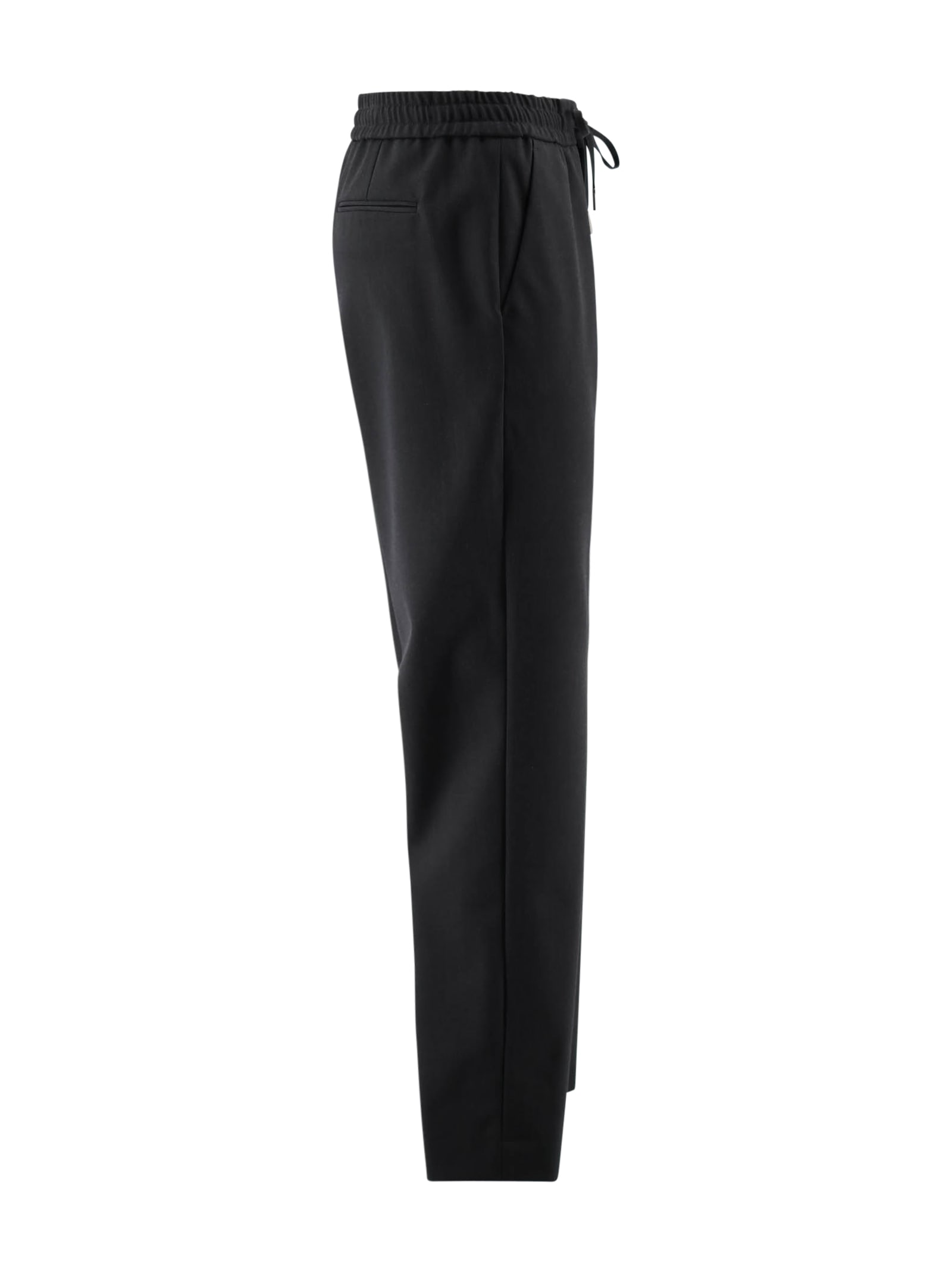 Pt Torino Tailored Wool Blend Straight Leg Trousers In Gray