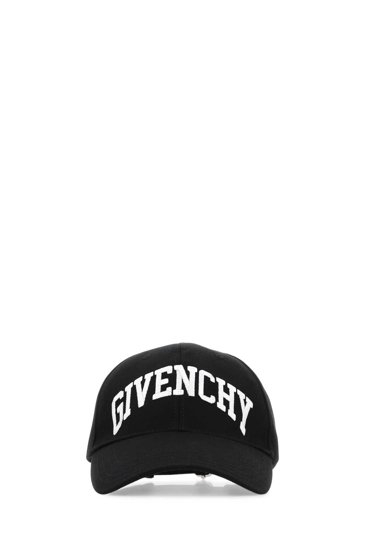 Shop Givenchy Black Cotton Blend Baseball Cap In 001