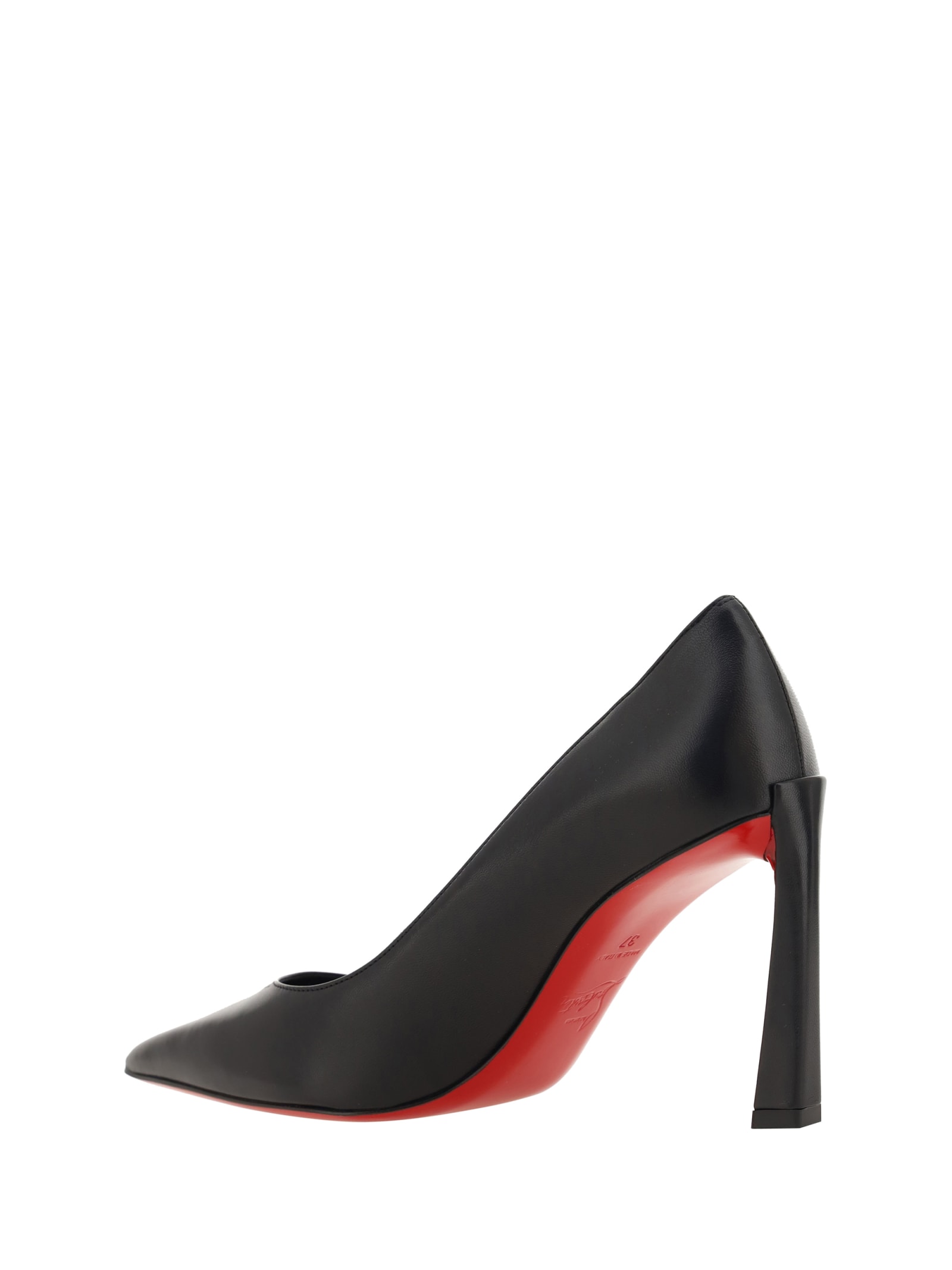 Christian Louboutin Condorapik 100 Patent Leather Pumps In Black/lin Black