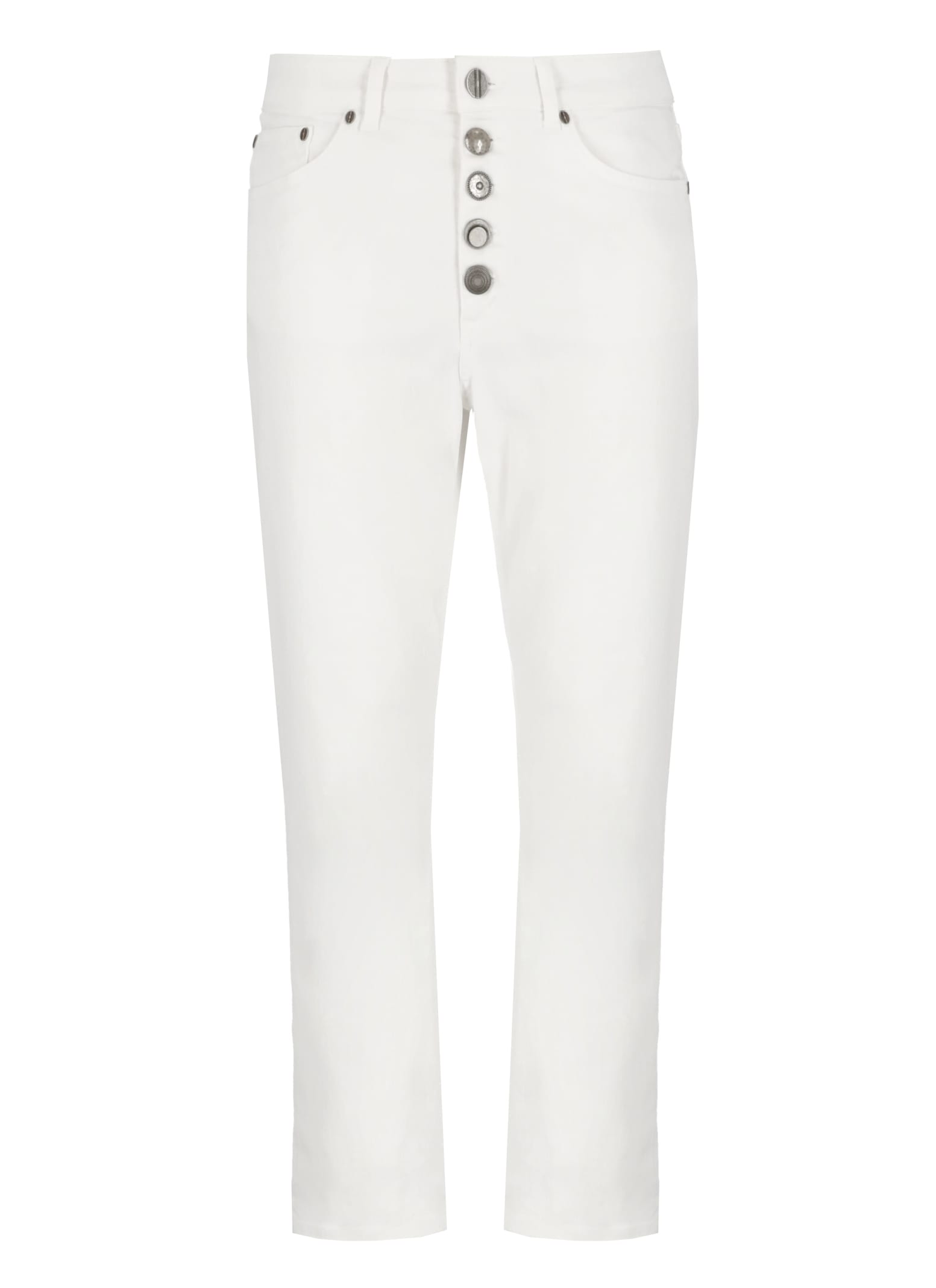 Shop Dondup Koons Gioiello Jeans In White