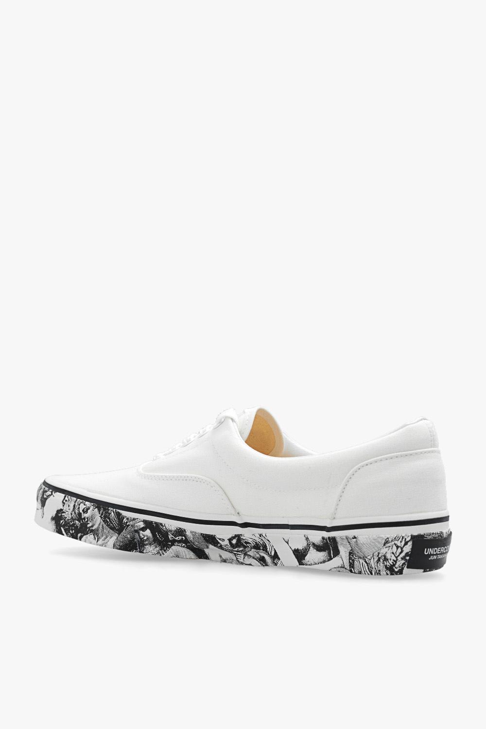 Shop Undercover Patterned Sneakers In White