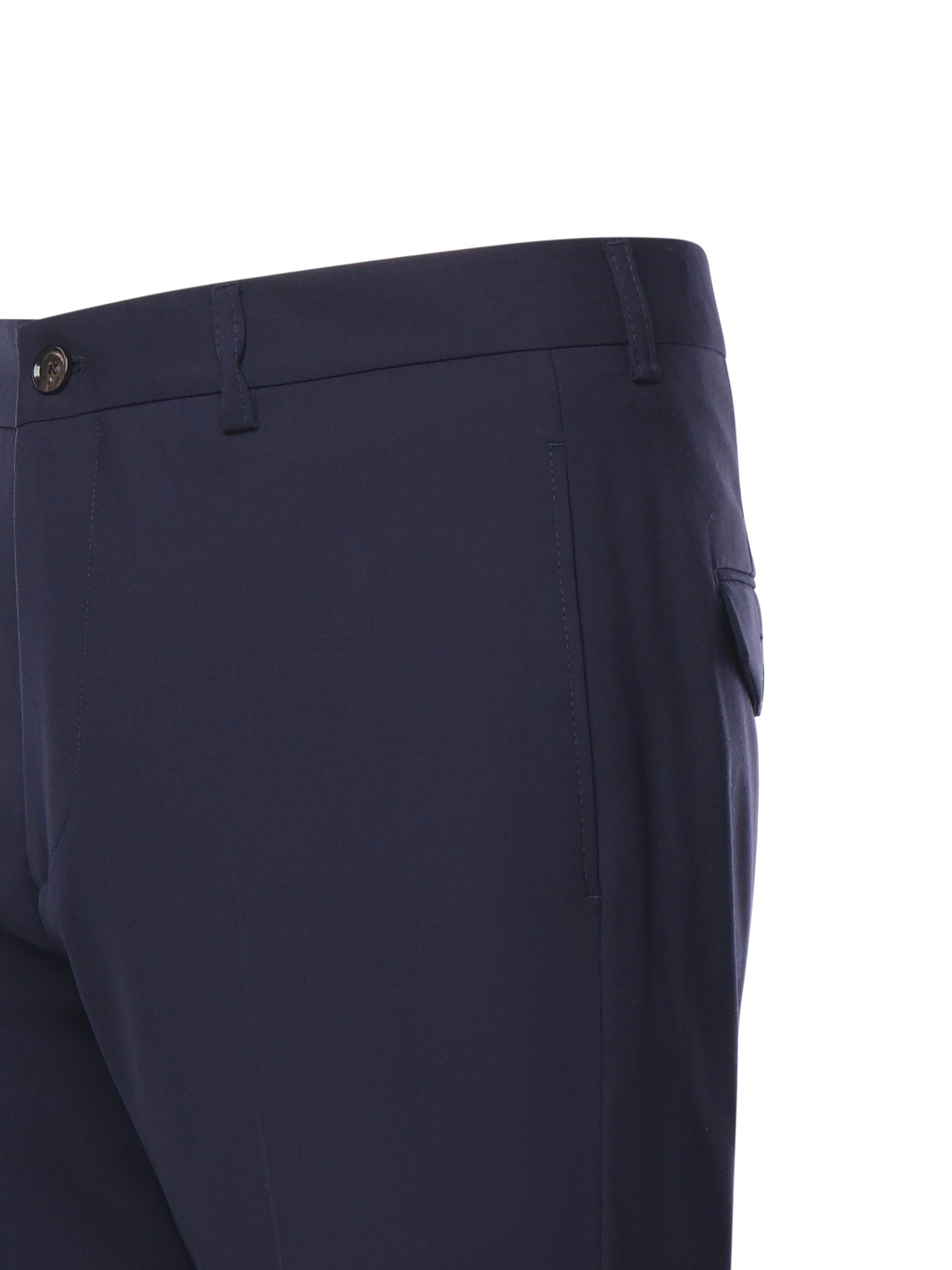 Be Able Edoardo Wool Blend Trousers In Blue