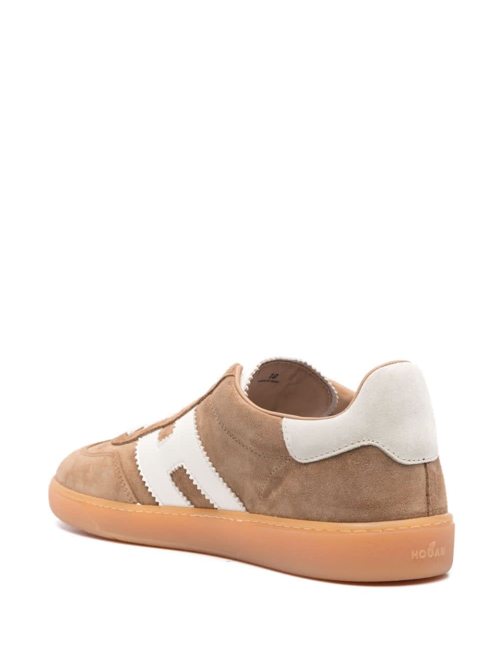 Shop Hogan H647 Sneakers In Cappuccino Ivory