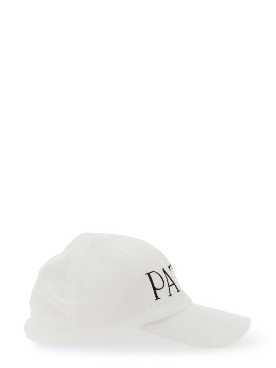 Shop Patou Baseball Hat With Logo In Ecru