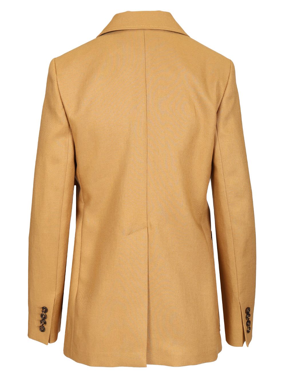 Max Mara Linen Blazer In Nude