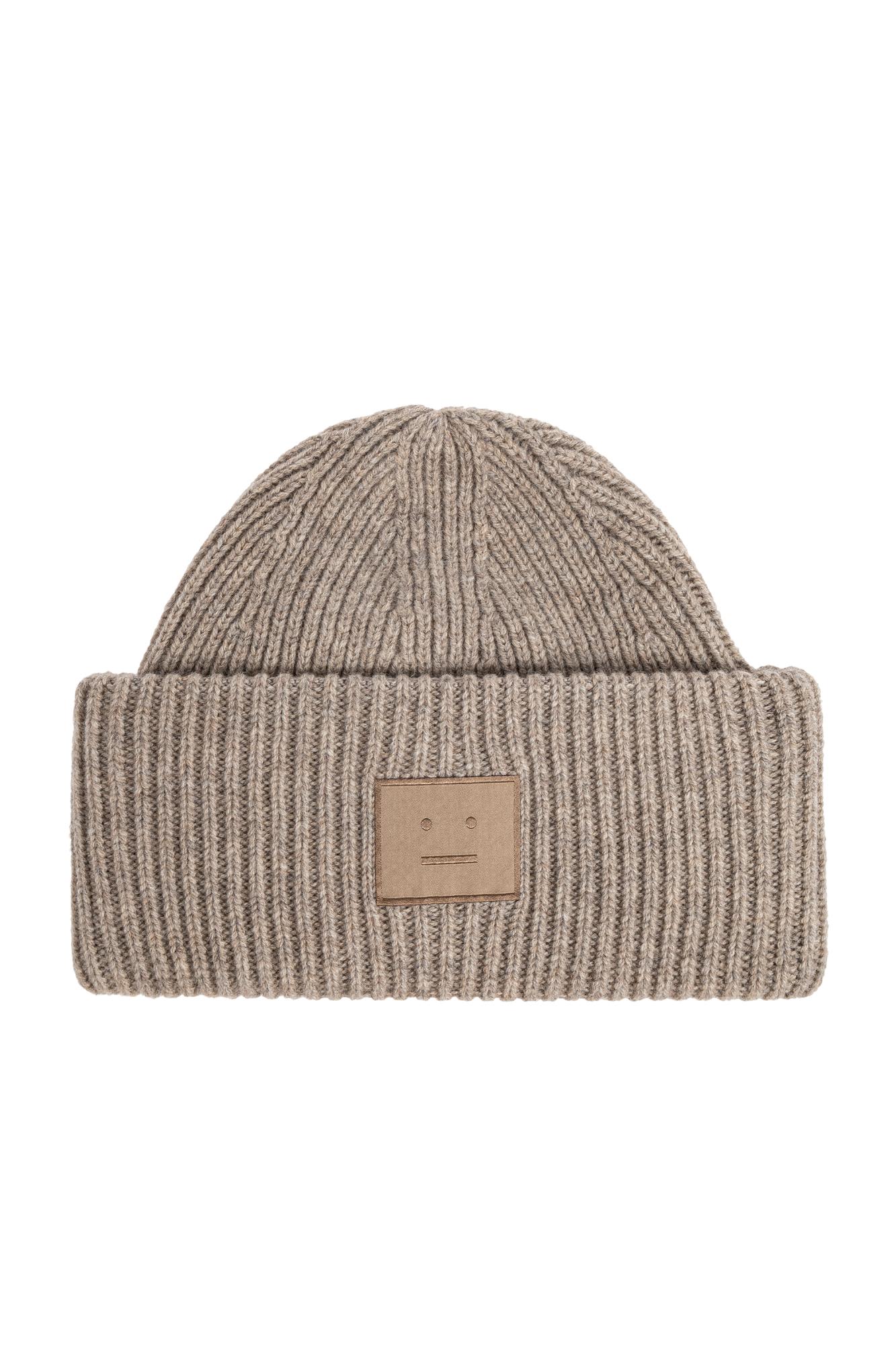 Acne Studios Wool Beanie With Logo