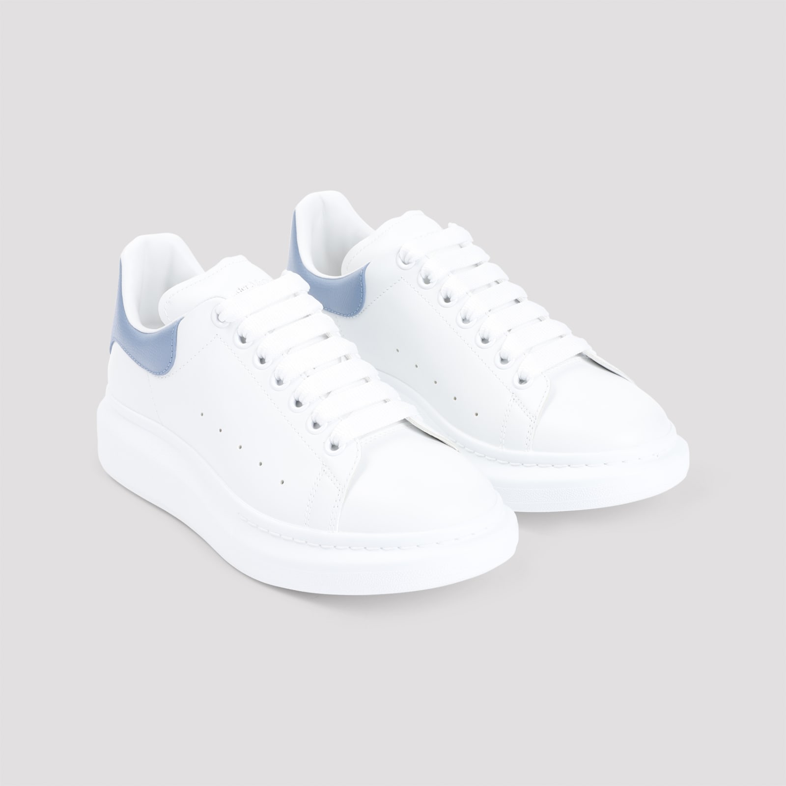 Shop Alexander Mcqueen Sneakers In White Navy