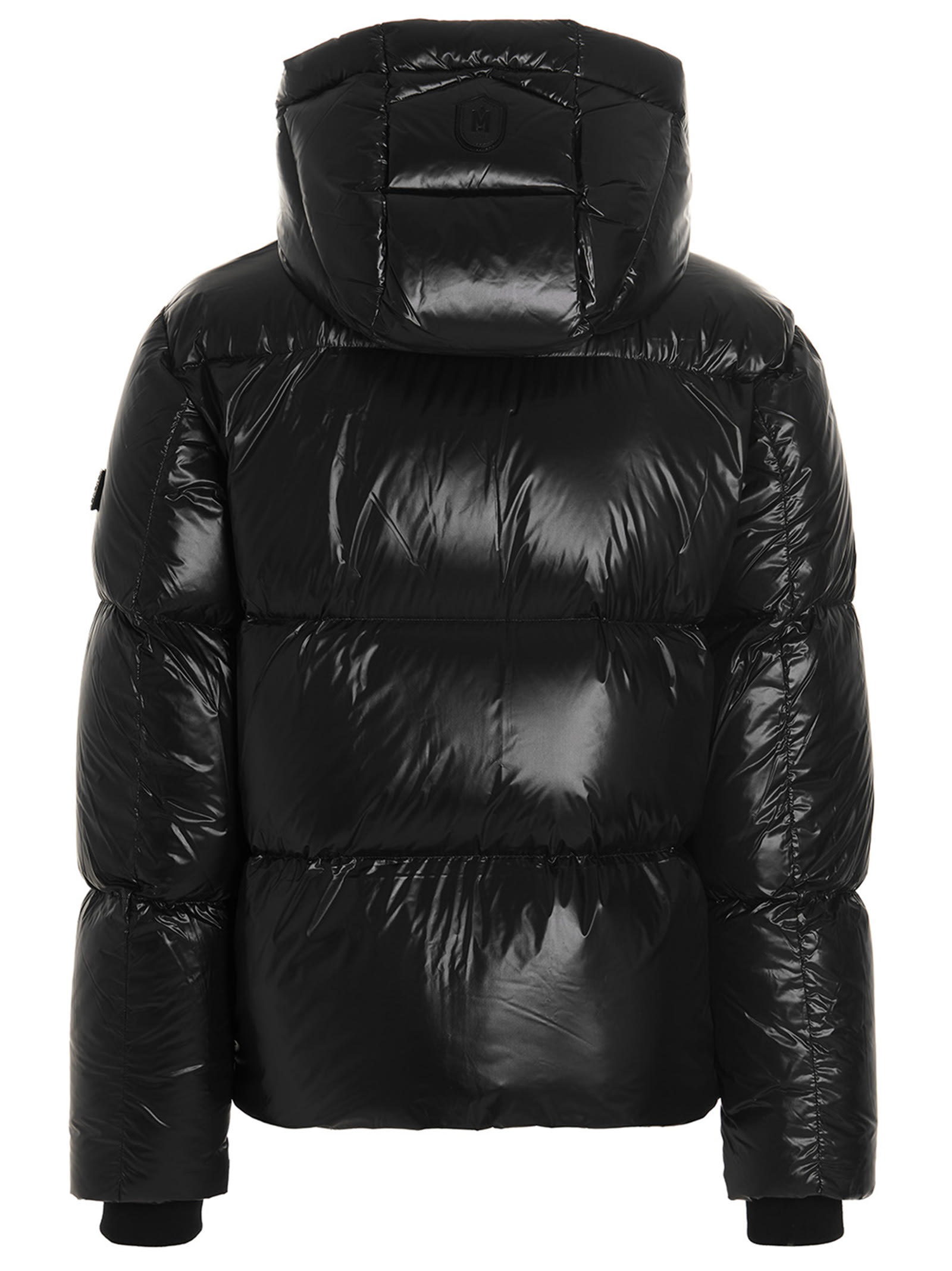 Mackage Kent Hooded Down Puffer Jacket In Black