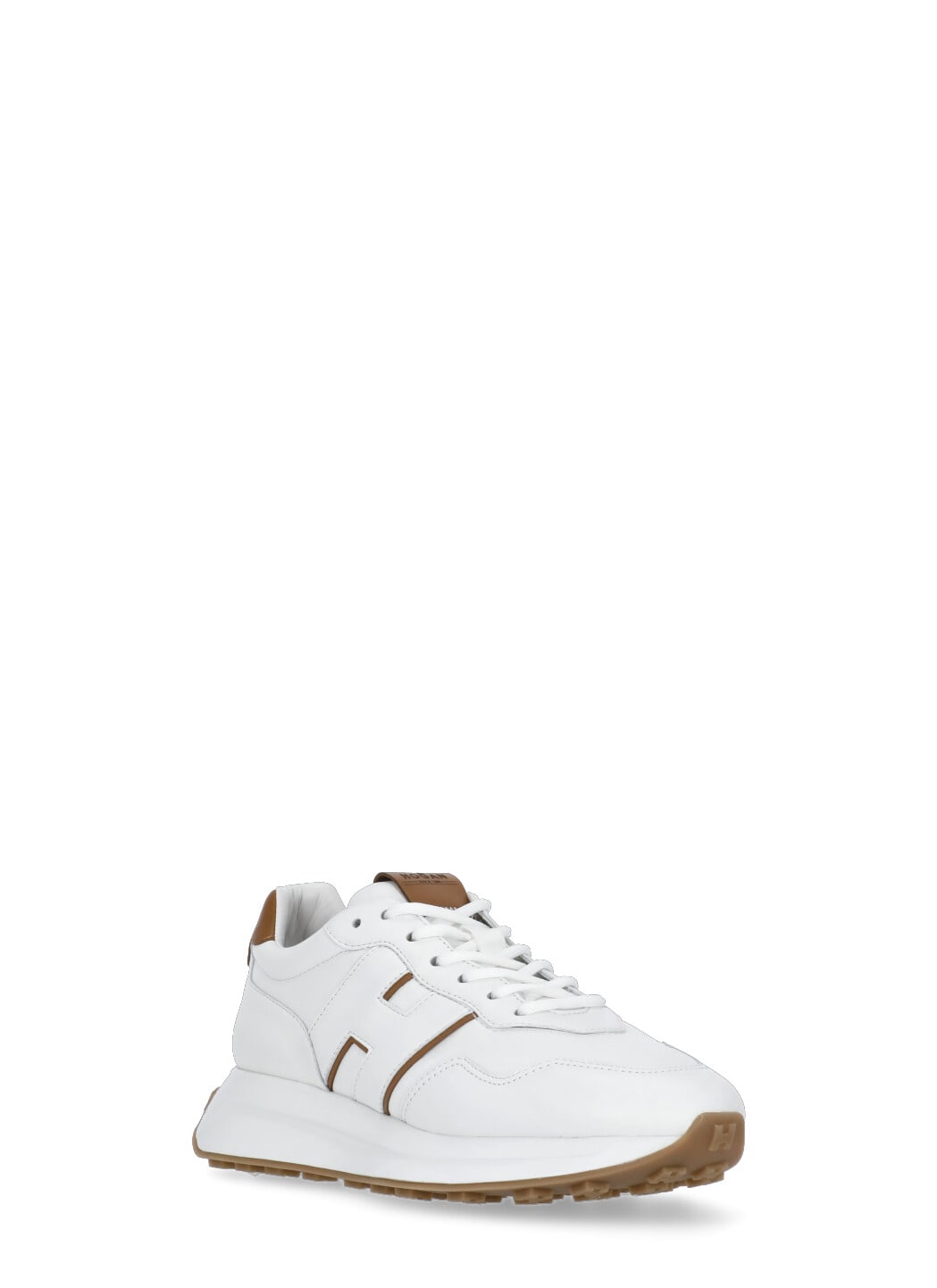 Hogan Smooth Leather Sneakers In White