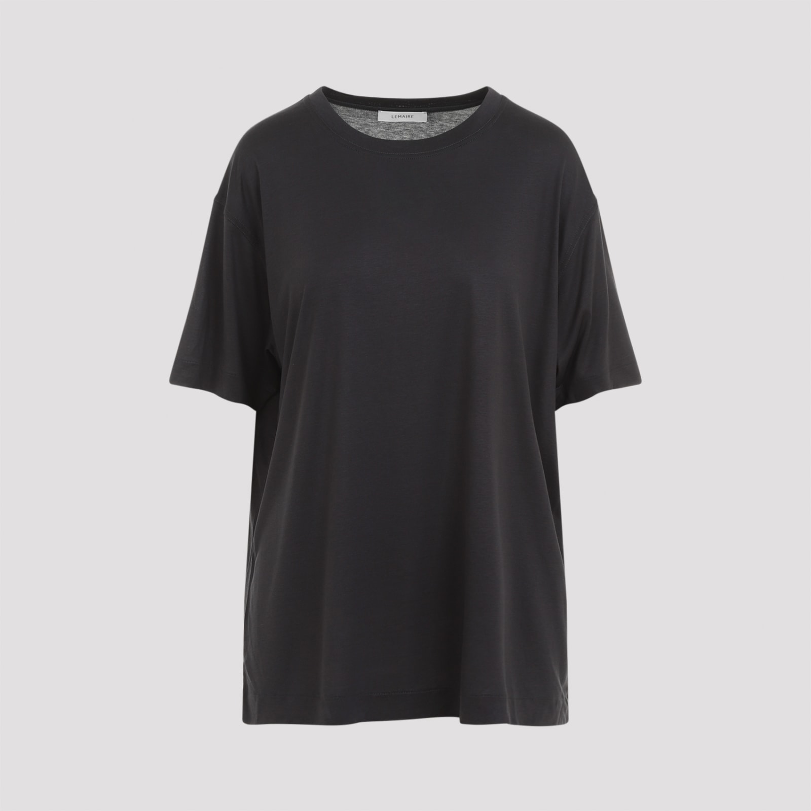 Shop Lemaire Short Sleeves T-shirt In Black