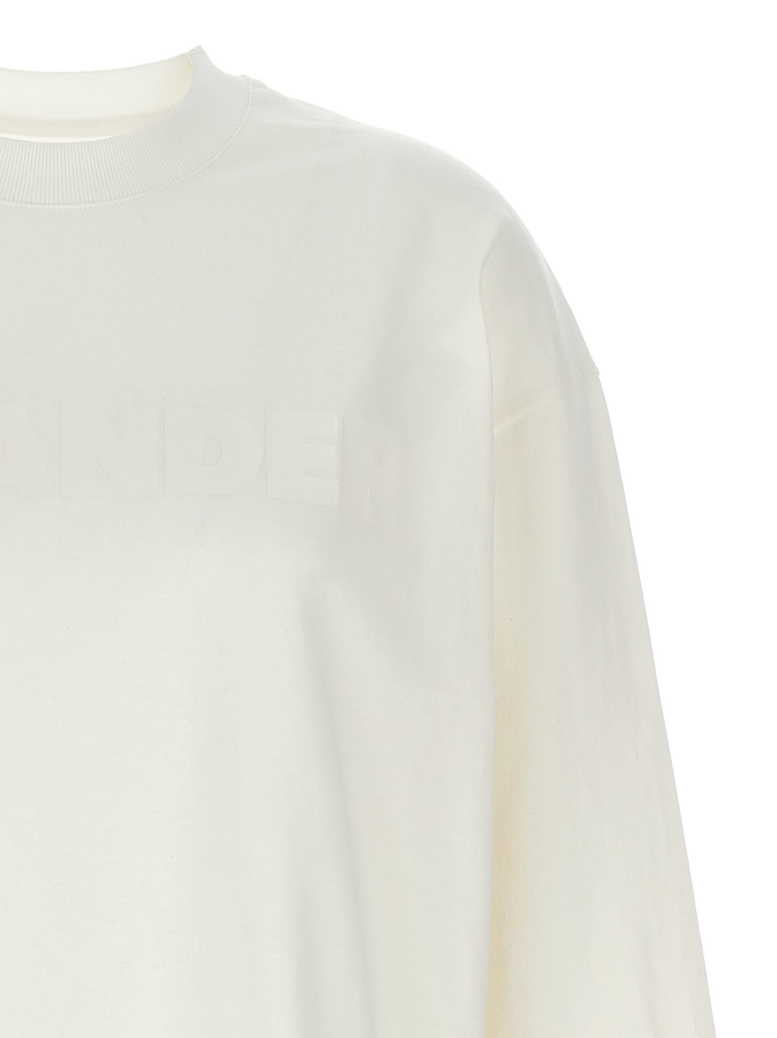 Shop Jil Sander Logo Print T-shirt In White