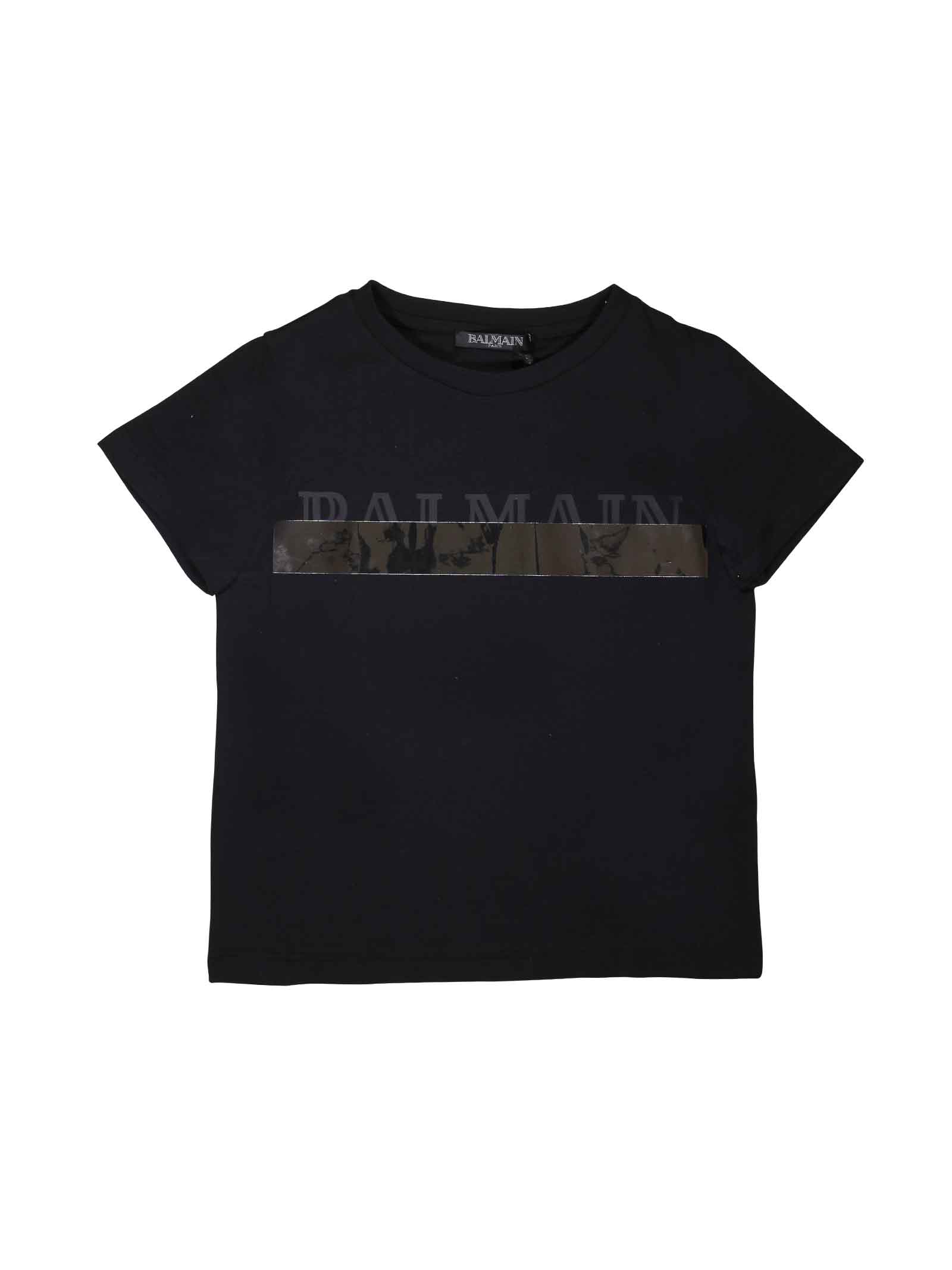 Balmain Balmain Black T-shirt - Nero/argento - 10960566 | italist