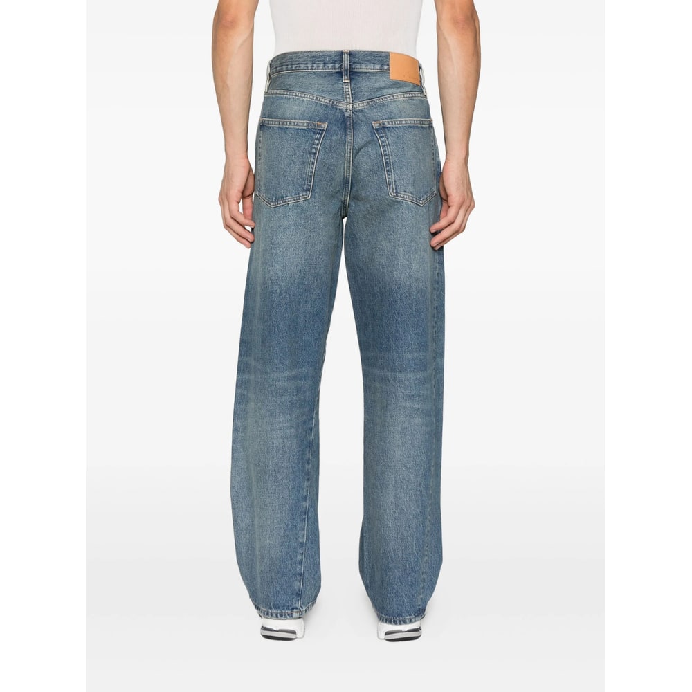 Sunflower Wide Twisted Jeans In Blue