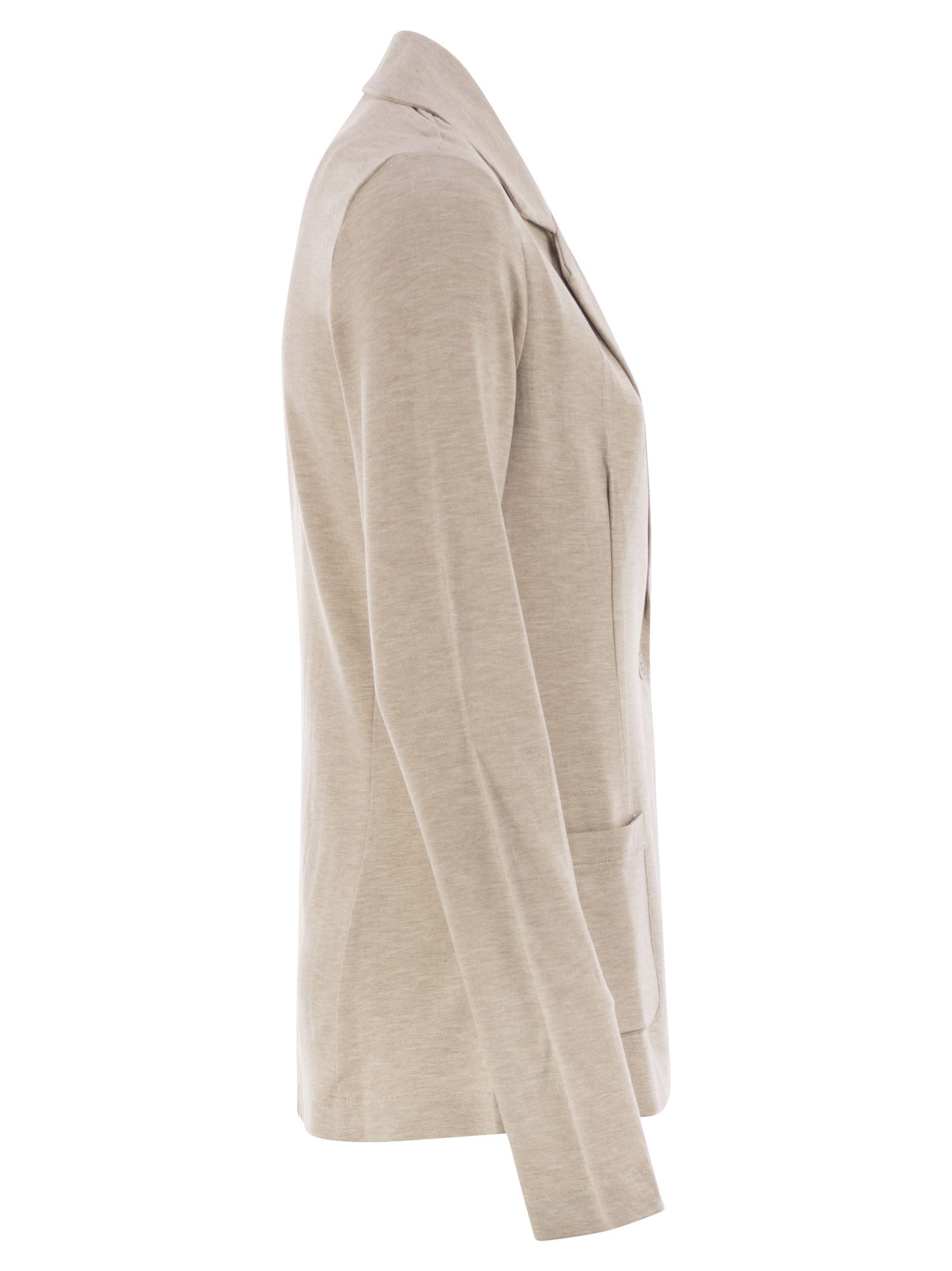 Majestic Single Button Jacket In Brown