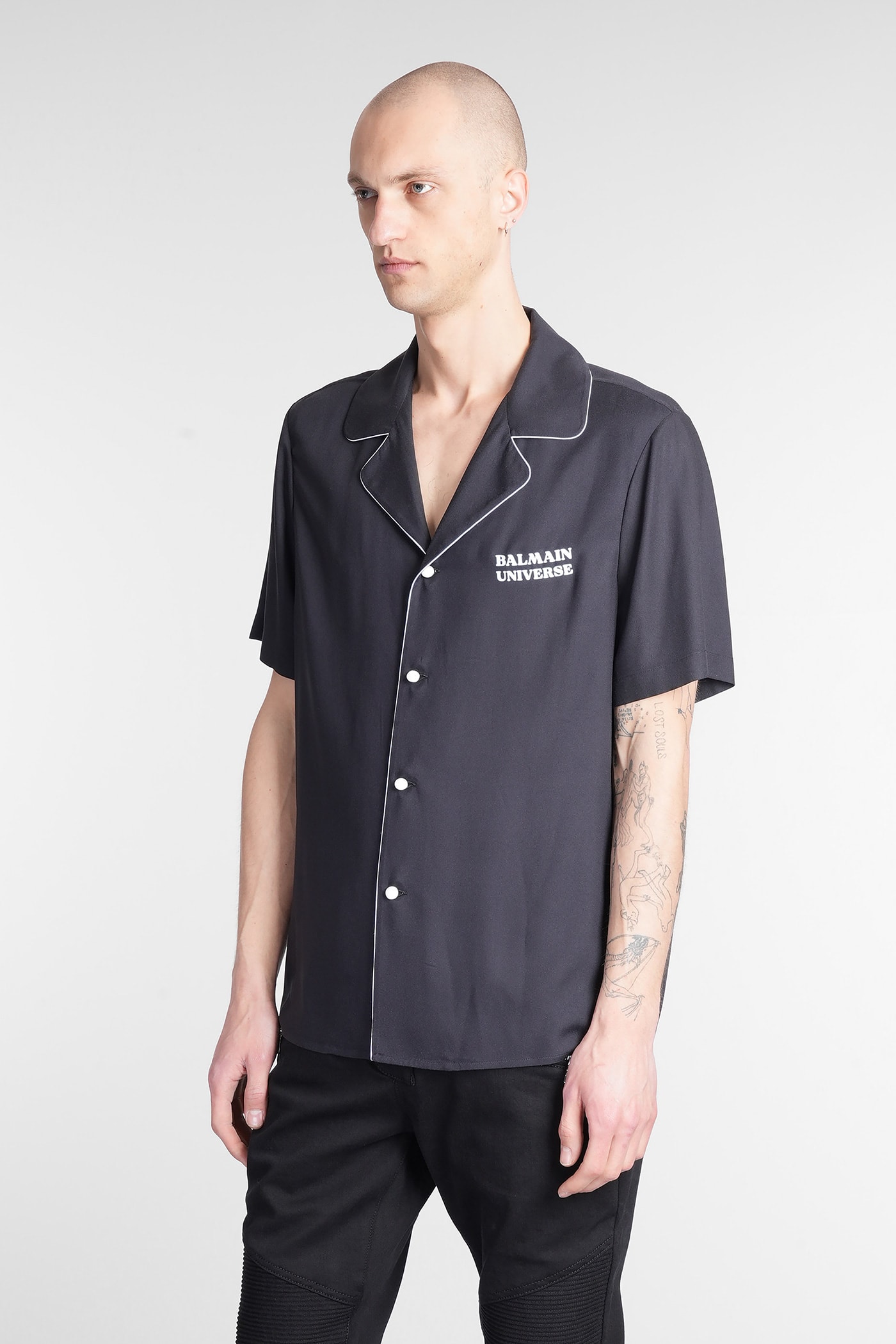 Balmain Planet-print Shirt
