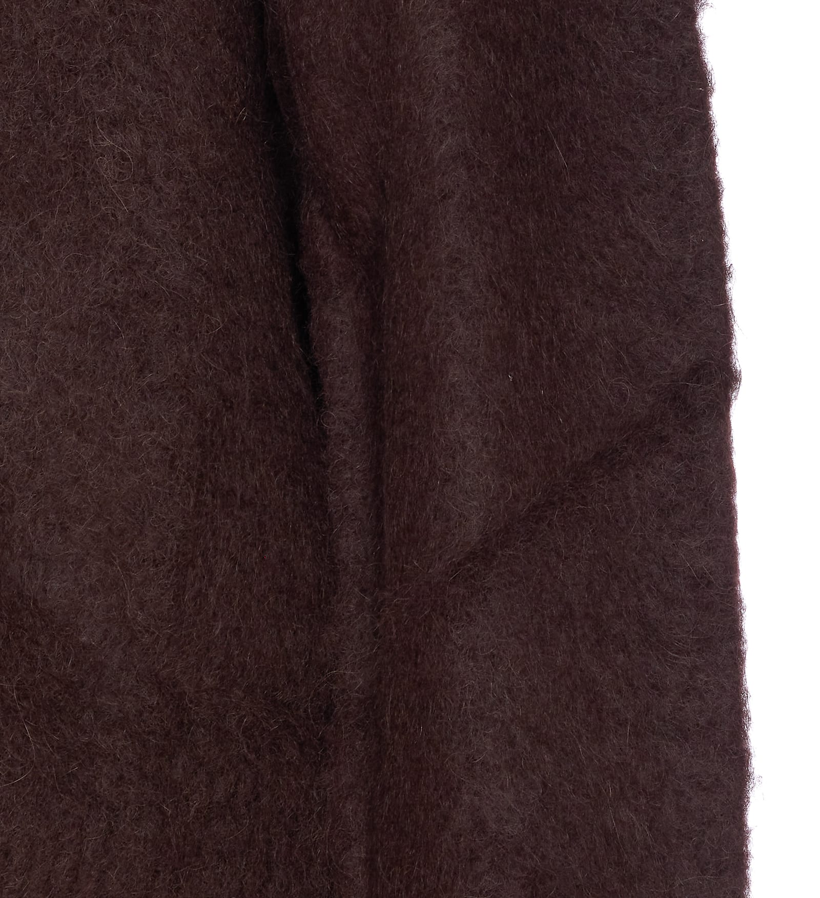 Uma Wang Crewneck Knitwear Textured Fabric In Brown